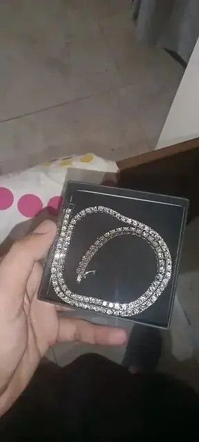 Other 4MM Iced Out tennis Chain Necklace Size ONE SIZE - 2 Thumbnail