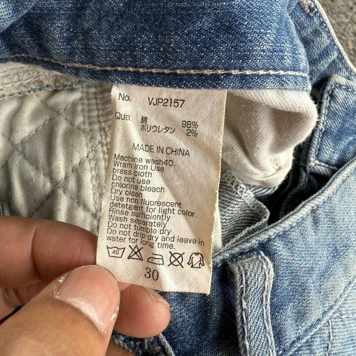 Vanquish VINTAGE VANQUISH SKINNY BIKER JEAN DENIM PANTS Size US 31 - 10 Thumbnail