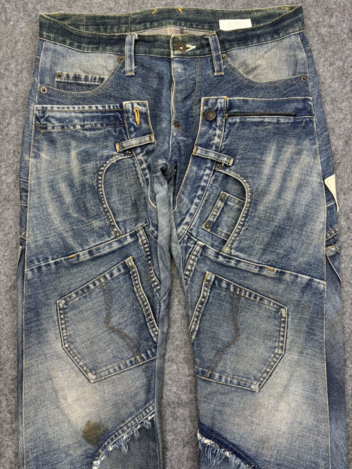20471120 Archival AW2000 20471120 PAPER RECYCLED DENIM F773 Size US 32 / EU 48 - 3 Thumbnail