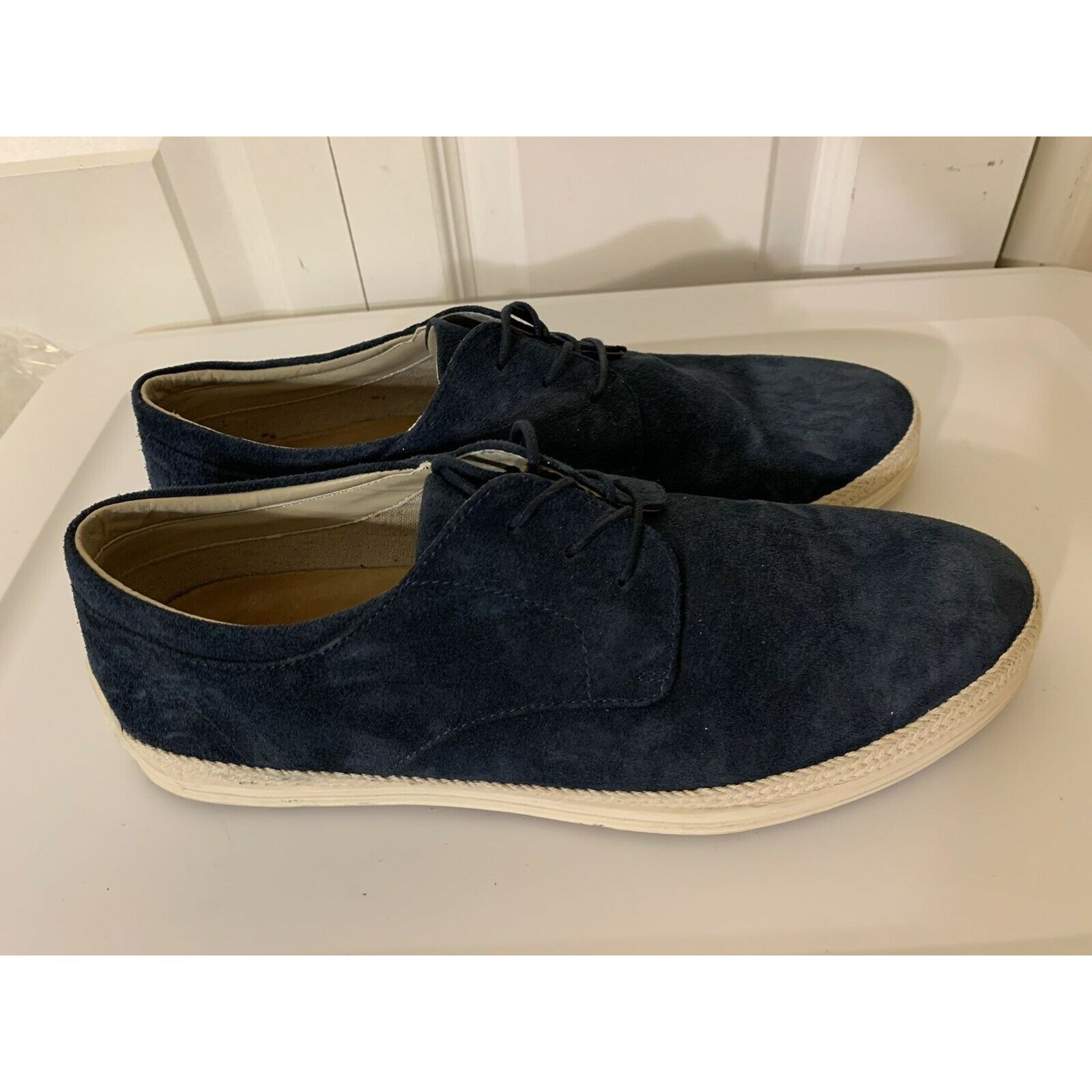 Aldo Men’s Sz 12 Shoes Lace Up‎ Oxfords Dark Blue Suede Leather Buy Aldo Lace Up Online in New Zealand | Merchant 1948 main image 3