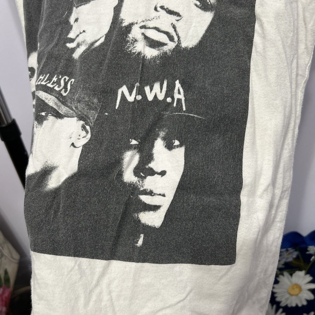 Next Level Apparel Next Level Apparel NWA White Graphic Tee Sz Medium - "Omar" Size US M / EU 48-50 / 2 - 17 Thumbnail