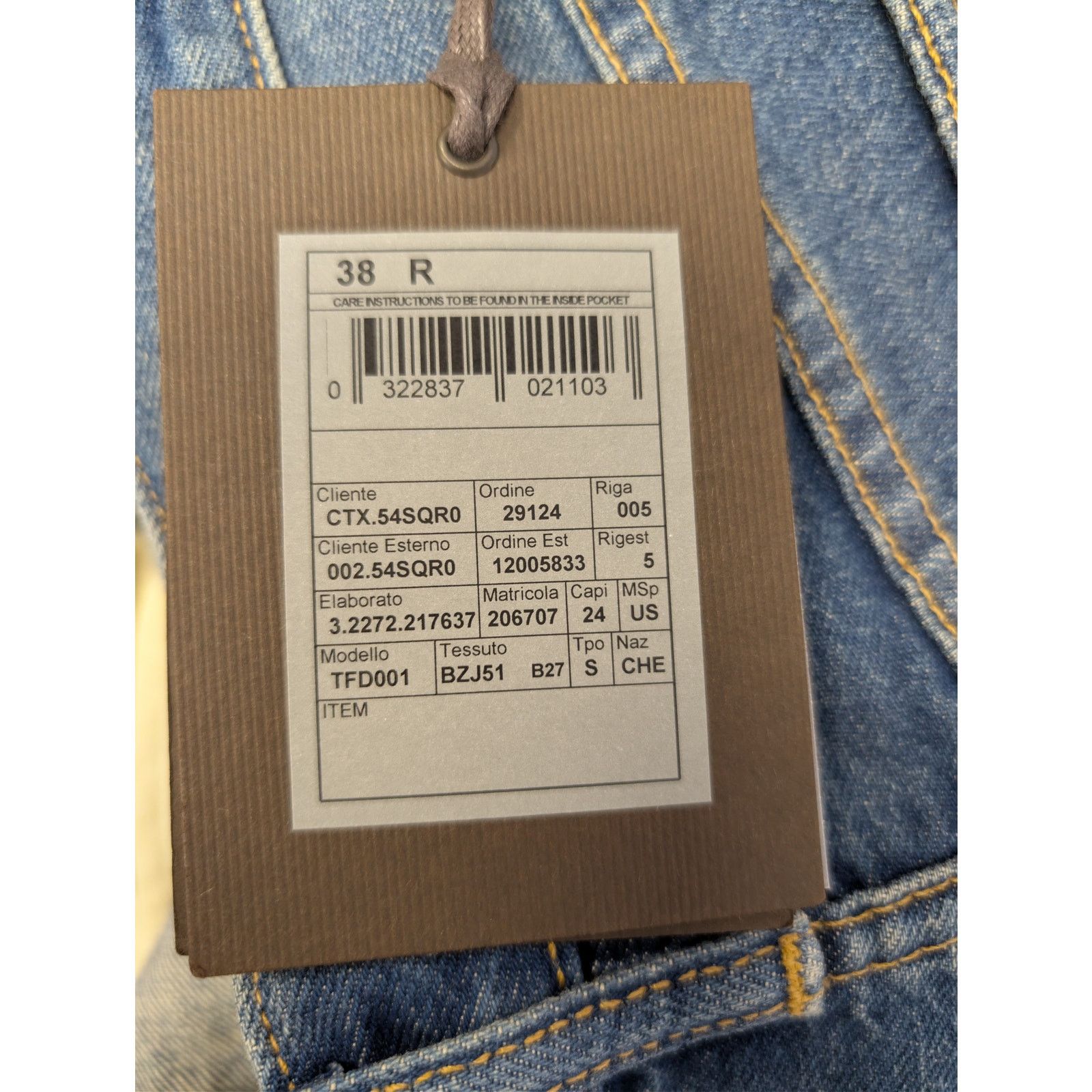 Tom Ford o1rshd1 Slim Denim Jeans in Blue Size US 38 / EU 54 - 20 Thumbnail