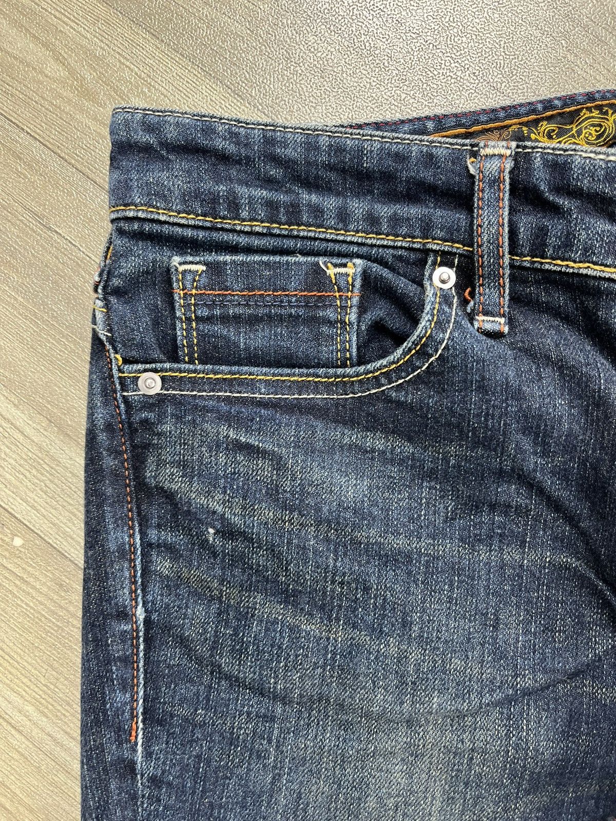 Japanese Brand 2000s Georgia Love Ifsixwasnine Lgb Style Flared Jeans Y2K Size US 27 - 5 Thumbnail