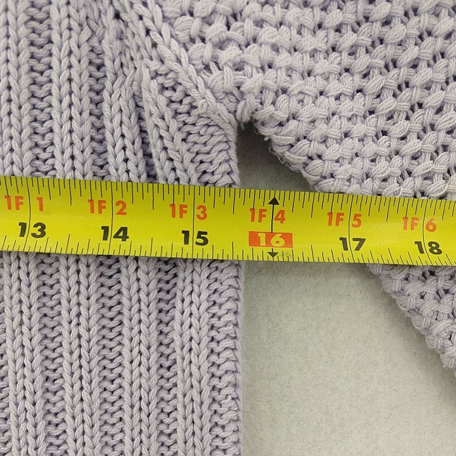Vintage VINTAGE Zara Knit Sweater M Women Purple Cable-Knit Knit Pullover Round Neck Long Sleeve Solid Casual Fall Winter 2000s Classic Mens Womens Size M / US 6-8 / IT 42-44 - 4 Thumbnail