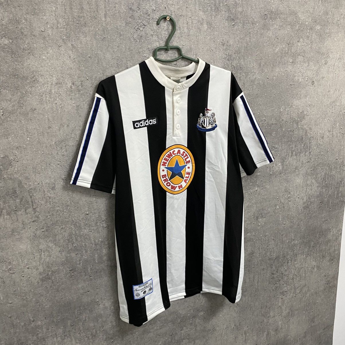 Adidas Vintage 90s Adidas Newcastle United 1995-97 Home Jersey Size US XL / EU 56 / 4 - 3 Thumbnail