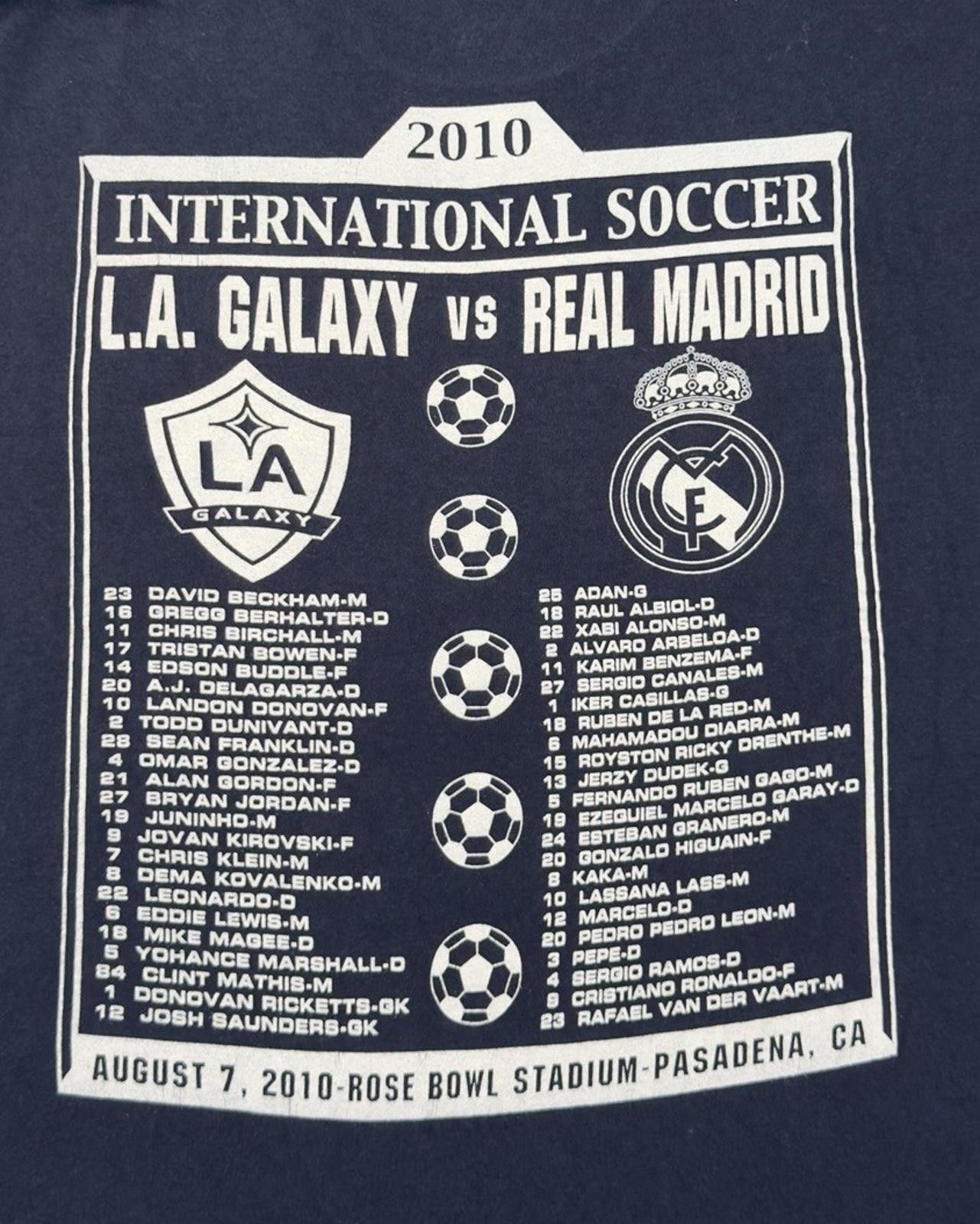 The North Face 2010 Bootleg Soccer LA Galaxy vs. Real Madrid T-Shirt Medium Size US M / EU 48-50 / 2 - 3 Thumbnail