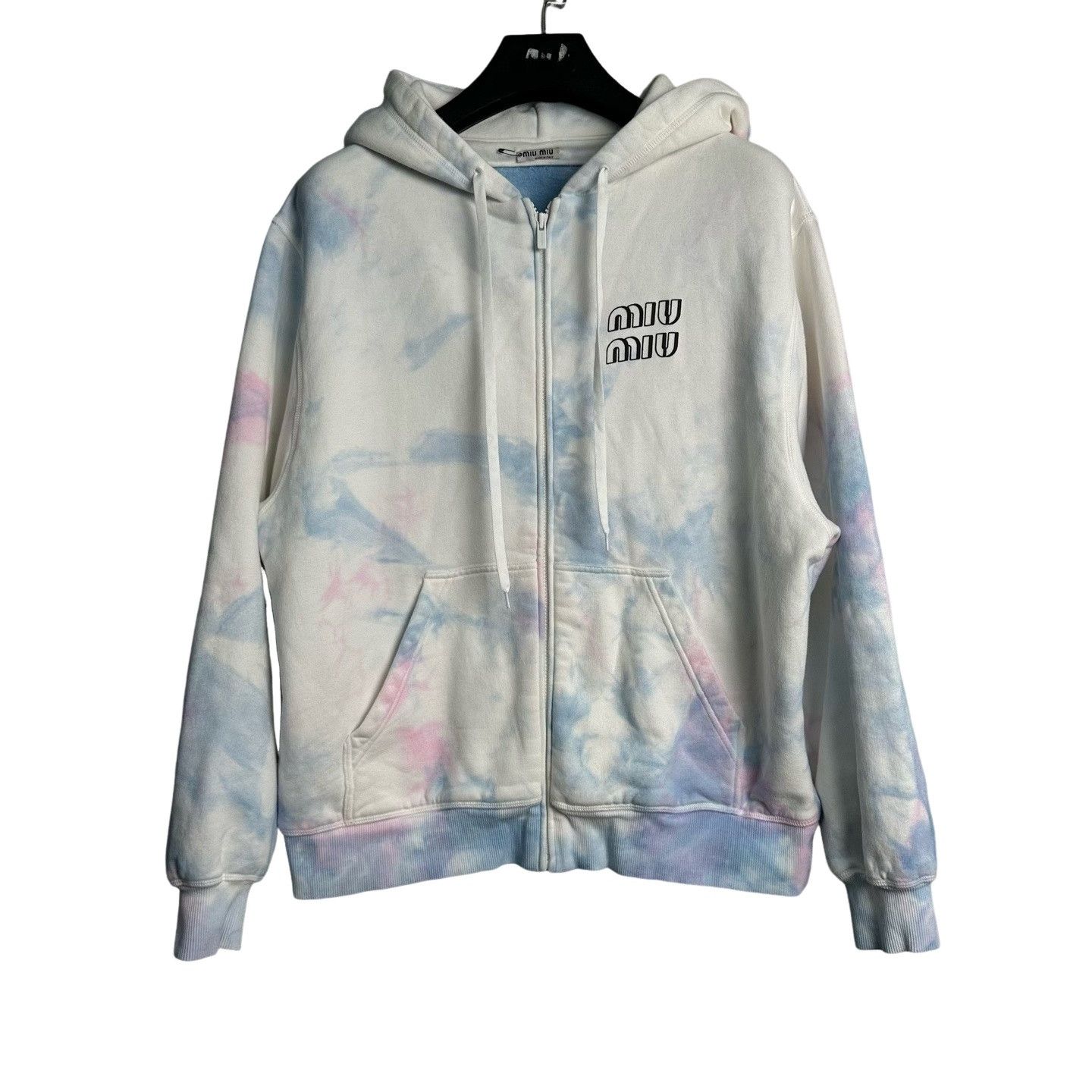 Miu Miu Miu Miu Tie-Dye Zip Hoodie S Size S / US 4 / IT 40 - 1 Thumbnail
