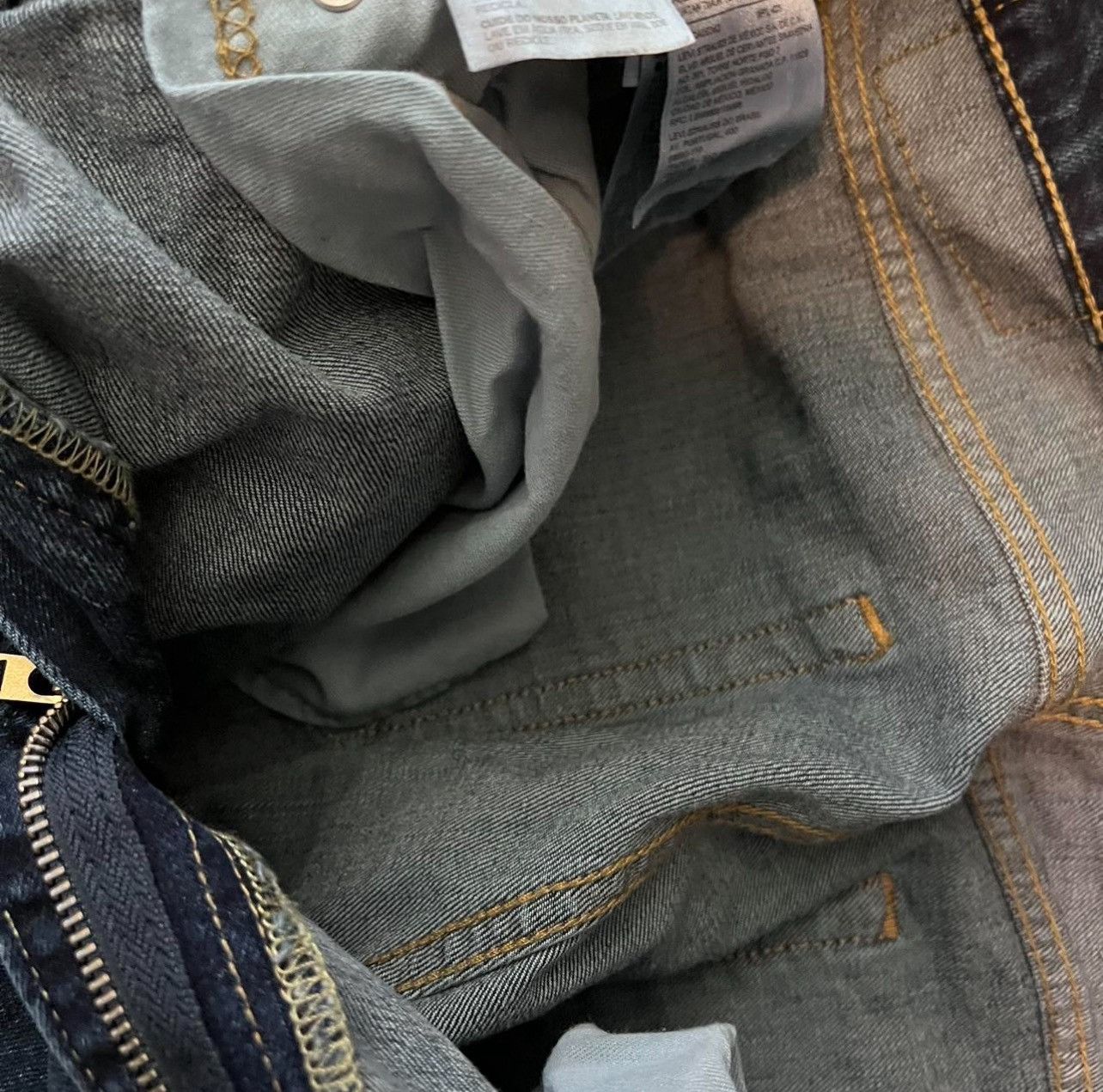 Levi's Levi's 505 navy jeans Size US 33 - 4 Thumbnail