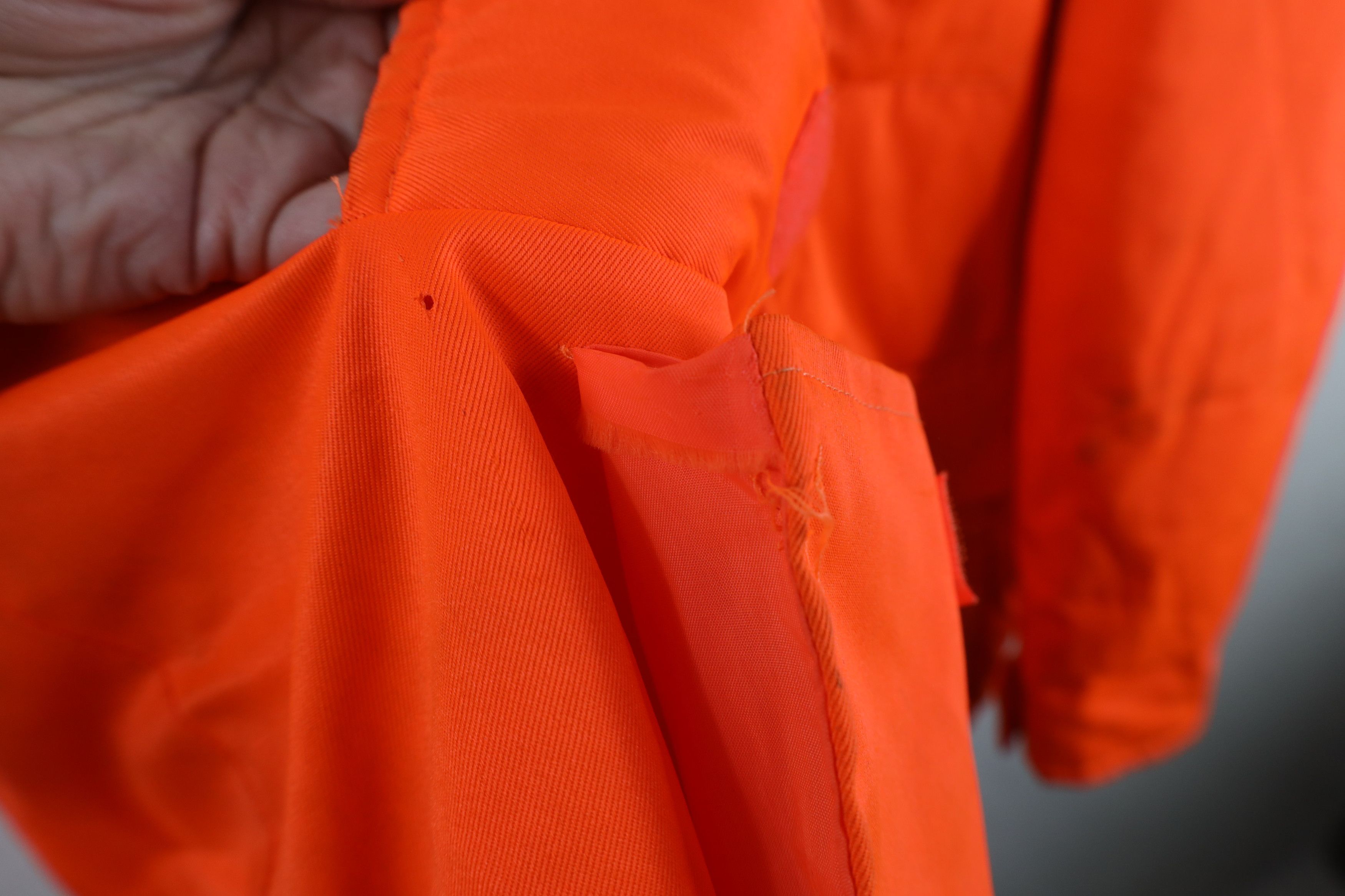 Vintage Vintage 90s Streetwear Hunting Parka Jacket Blaze Orange Size US L / EU 52-54 / 3 - 8 Thumbnail