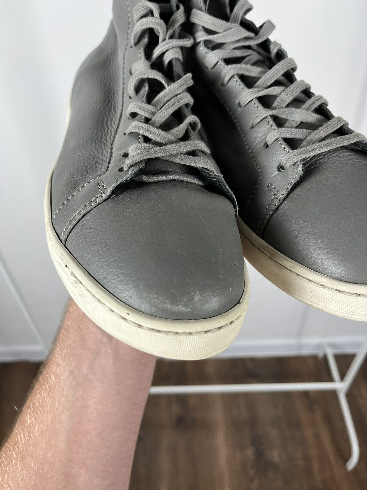 Santoni Santoni High-Top Sneakers Size US 8.5 / EU 41-42 - 3 Thumbnail
