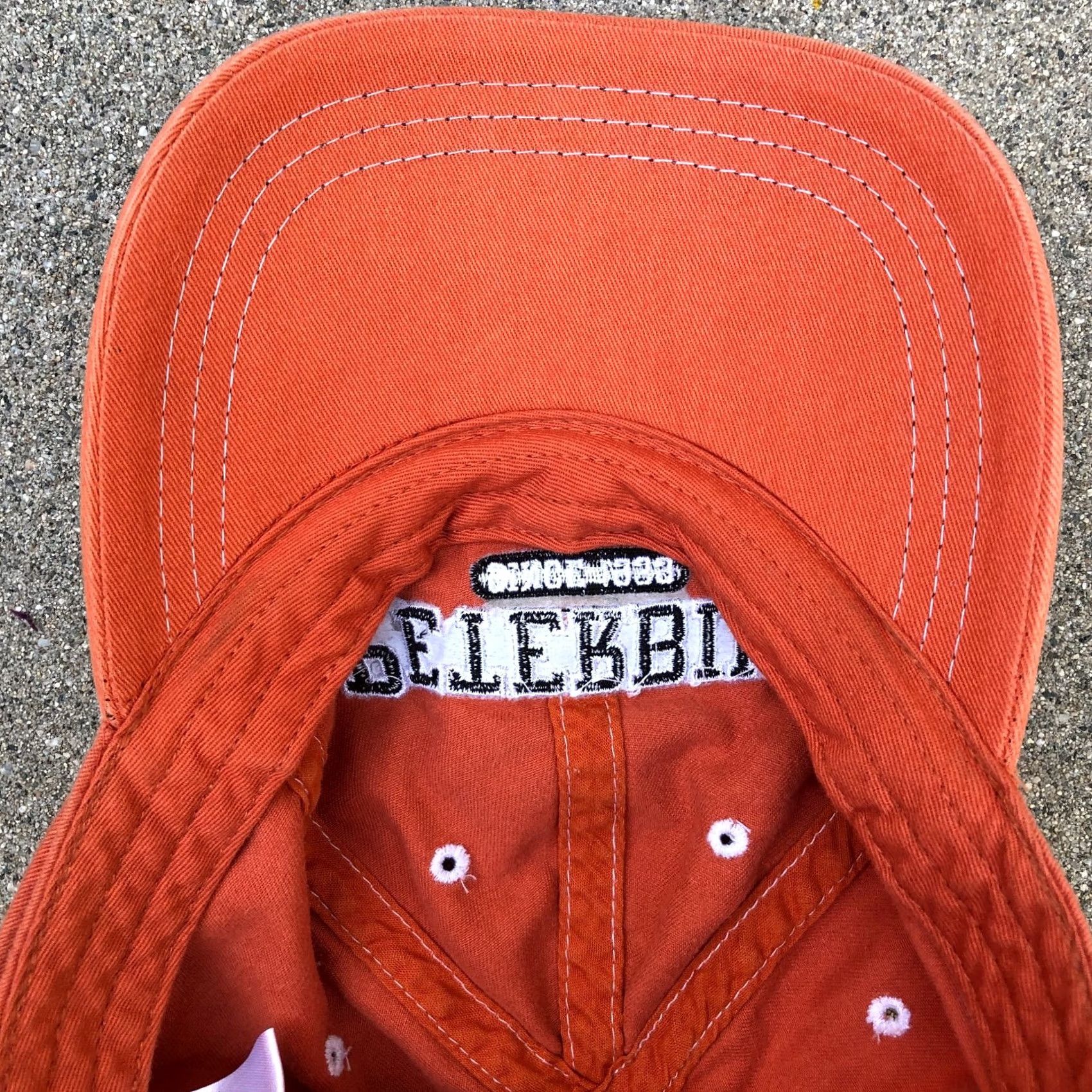 Vintage PETERBILT Baseball Hat Men's One Size Orange Adjustable Cap Since 1939 Size ONE SIZE - 3 Thumbnail