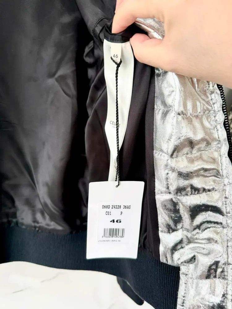 Celine Sz 46 Celine 19SS Runway Silver Teddy Jacket-2507 Size US S / EU 44-46 / 1 - 5 Thumbnail