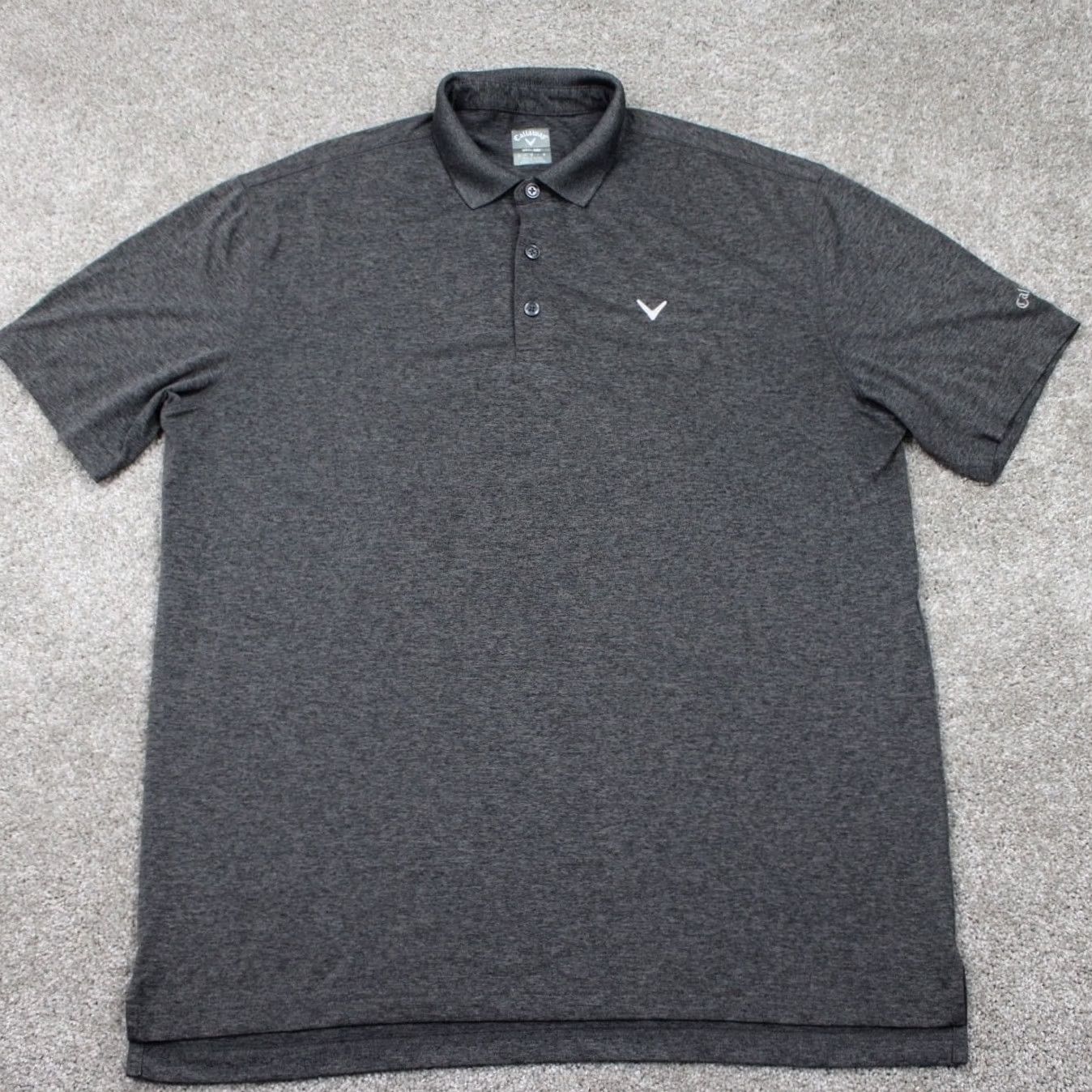 Callaway Callaway Polo Shirt Men Large Gray Opti-Dri Golf Stretch Short Sleeve Athletic - Mens Size US L / EU 52-54 / 3 - 2 Thumbnail