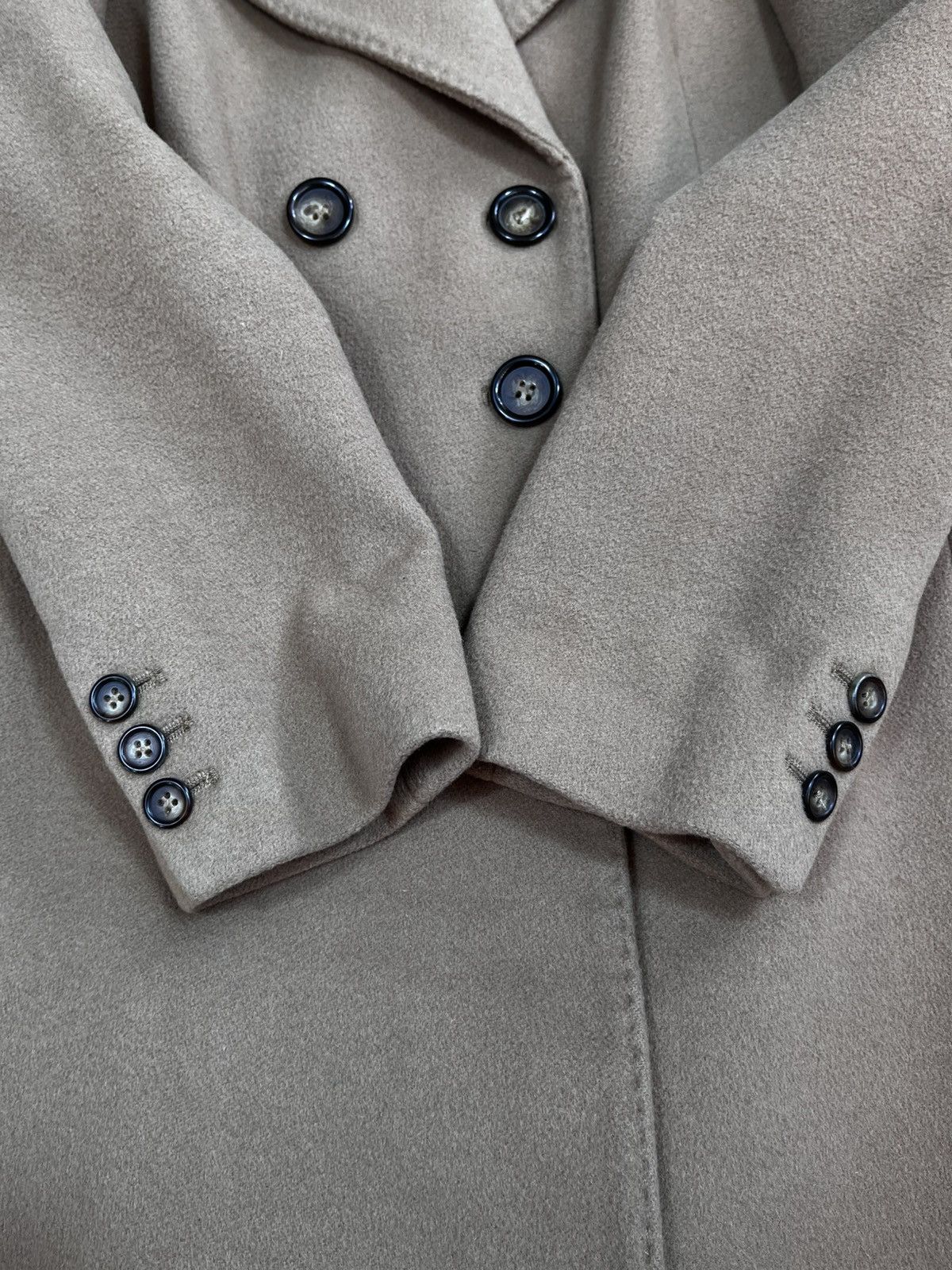 Sandro × Vintage Vintage Y2K Sandro wool cashmere coat jacket old money Size S / US 4 / IT 40 - 3 Thumbnail