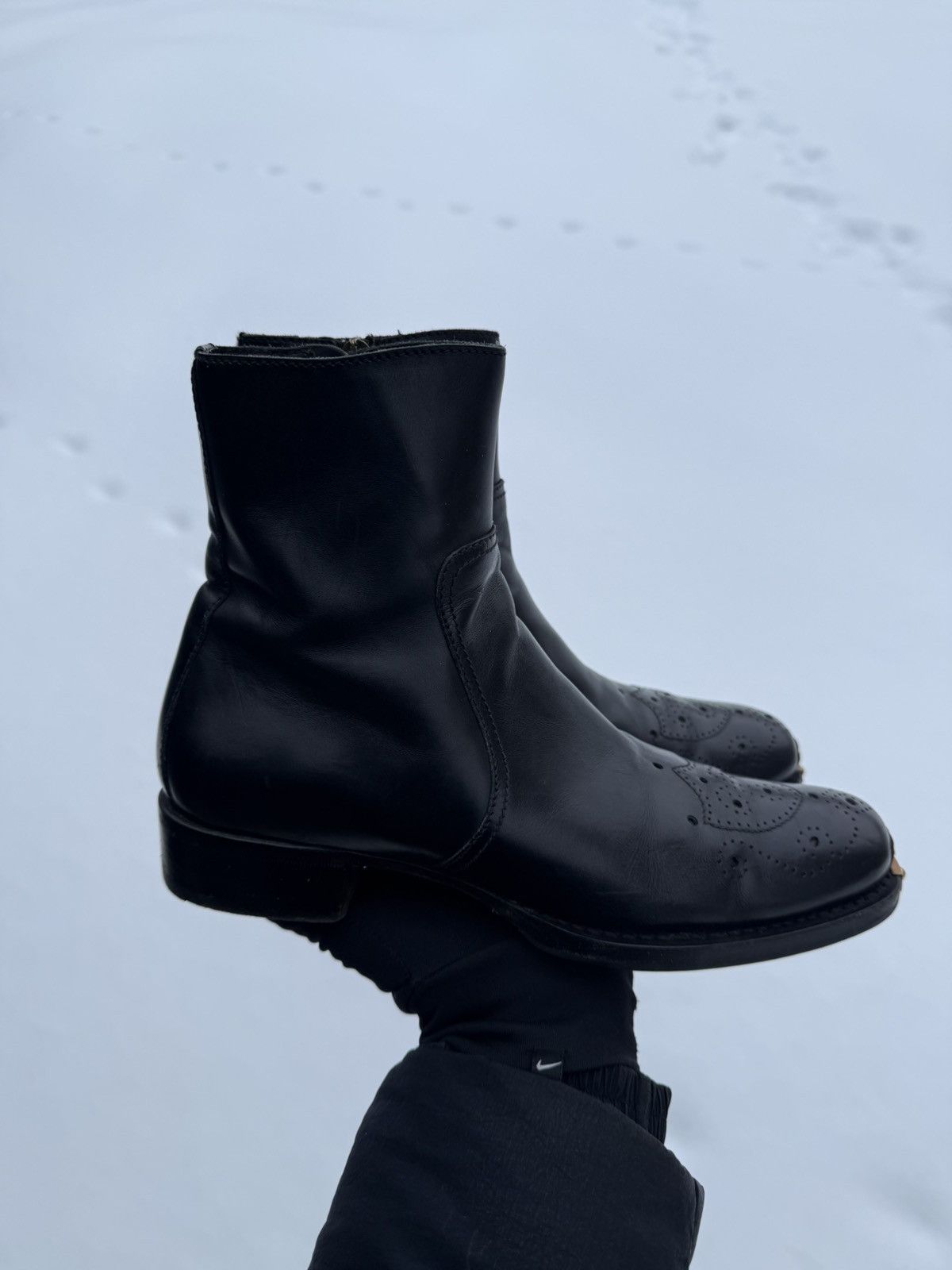 Miu Miu Miu Miu ankle boots leather black metal women hig size 38 Size US 8 / IT 38 - 5 Thumbnail