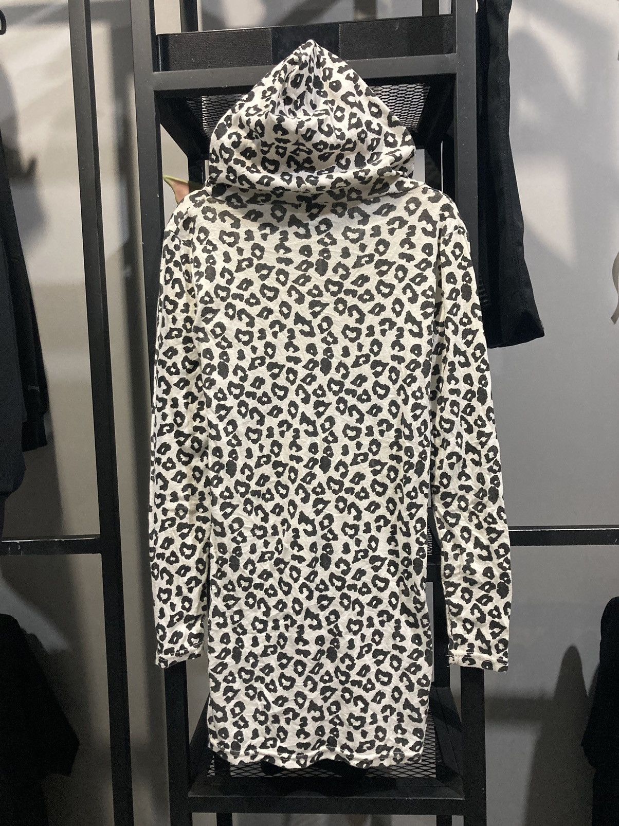 Vintage Jenny Hsa Japanese Hoodie Dress Leopard Punkrock Style Size S / US 4 / IT 40 - 6 Thumbnail