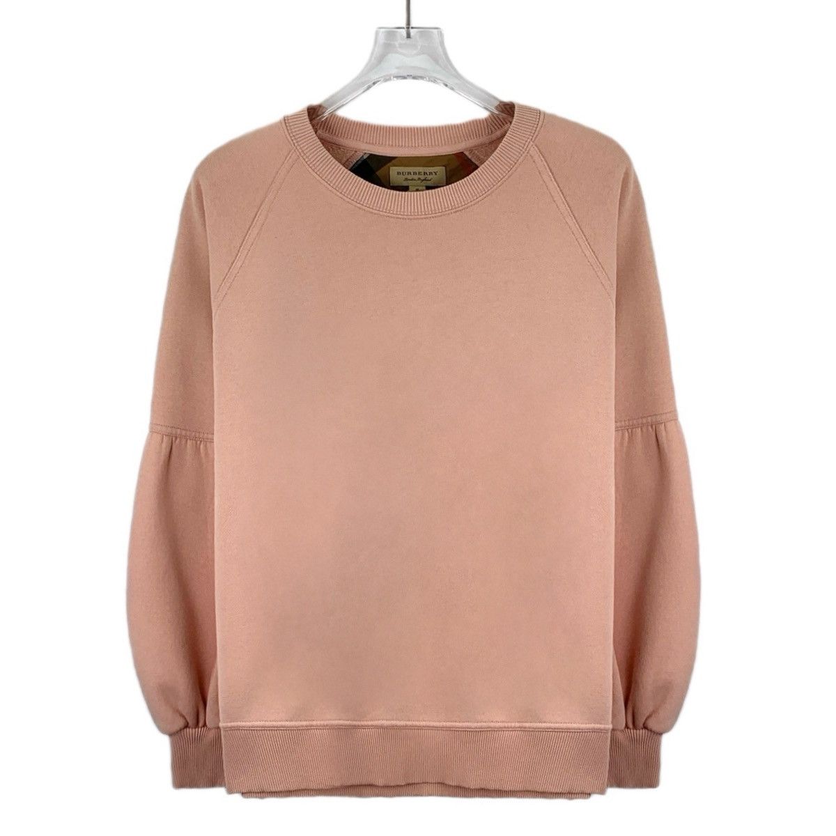Burberry Burberry Lotus Pink Logo Letter Long Sleeve Sweatshirt K26WX Size M / US 6-8 / IT 42-44 - 1 Thumbnail
