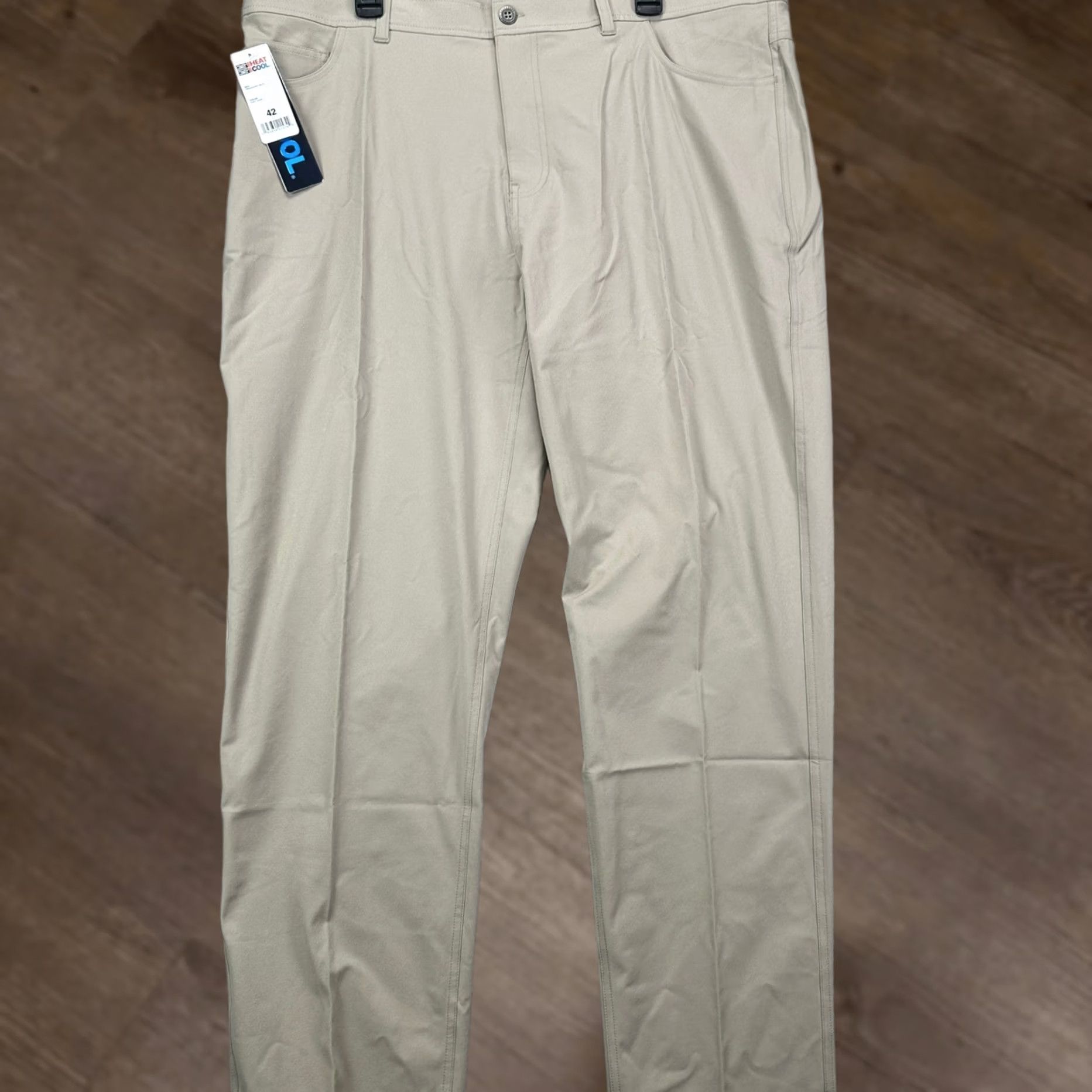 Vintage 32 Degrees Cool Heat Jeans Straight Men 42 Dusty Khaki 5 Pockets Button Closure Regular Inseam 36 Denim Stretch NEW Size US 42 / EU 58 - 1 Thumbnail