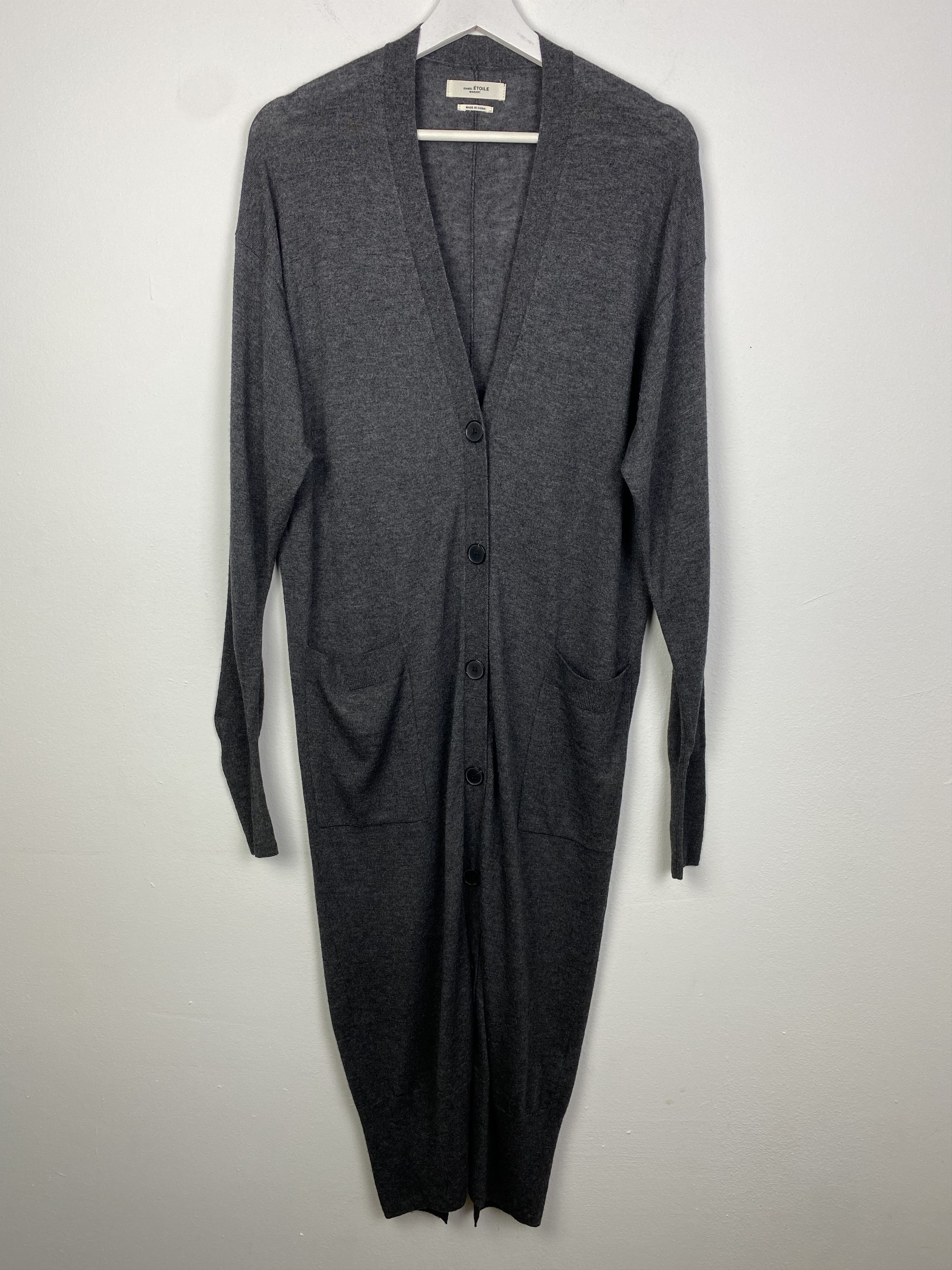 Isabel Marant Etoile ISABEL MARANT ÉTOILE Anderson Long Wool Cardigan SZ S Size S / US 4 / IT 40 - 3 Thumbnail
