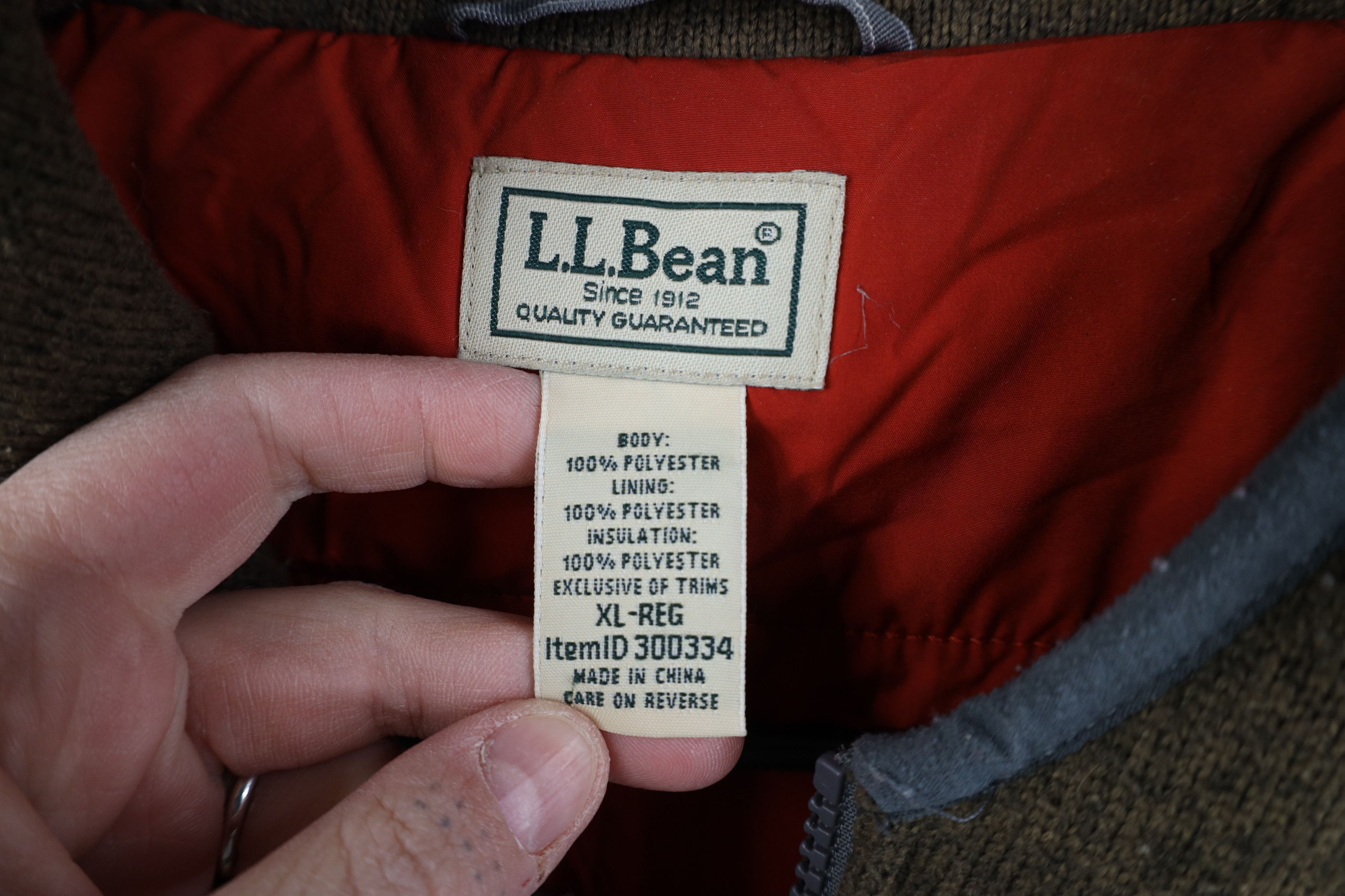 L.L. Bean Vintage LL Bean Hooded Sweater Jacket Swacket Heather Brown Size US XL / EU 56 / 4 - 8 Thumbnail