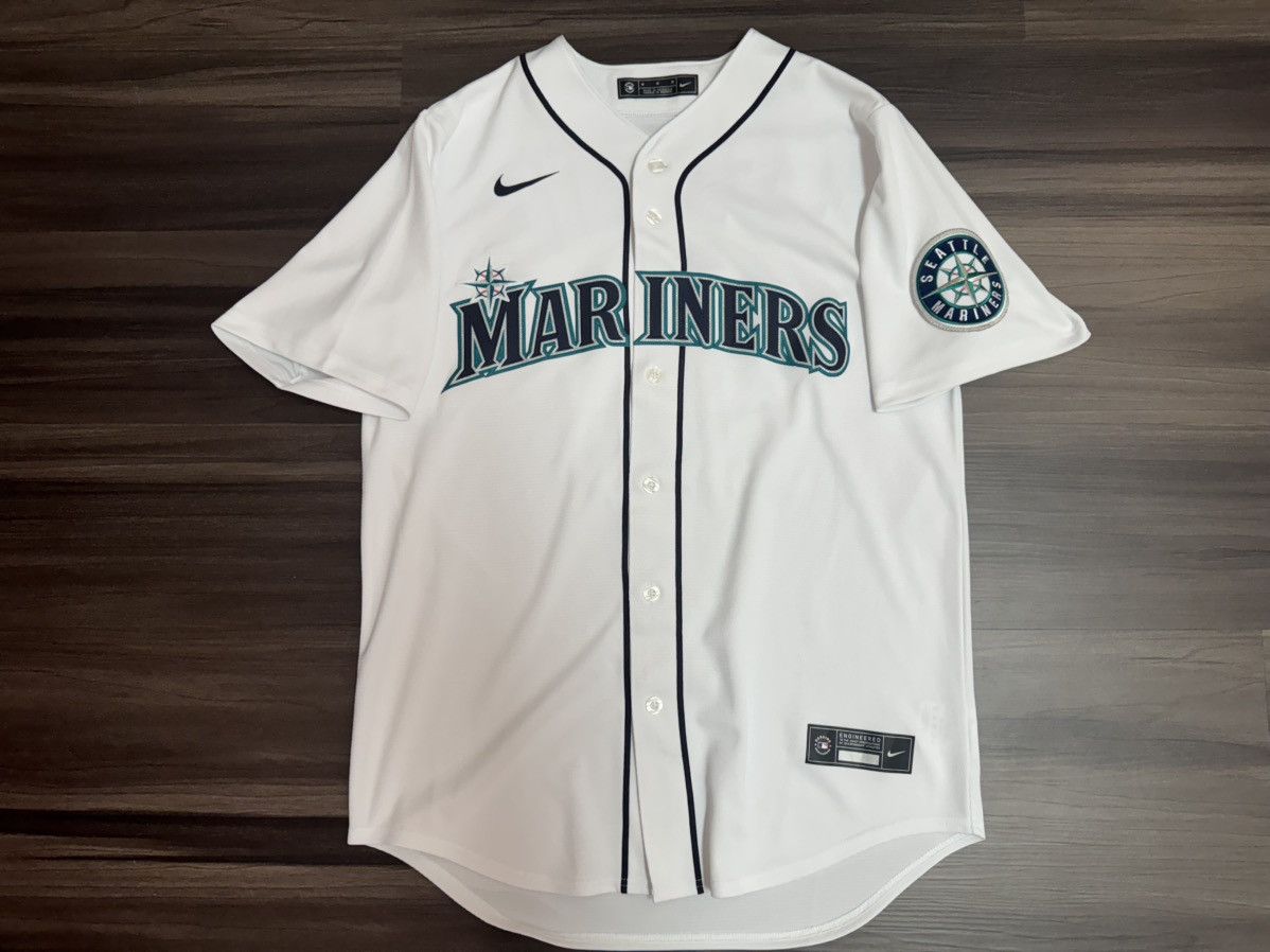 Nike Seattle Mariners Jarred Kelenic #10 MLB 2019 Stitched Jersey Size US M / EU 48-50 / 2 - 1 Thumbnail