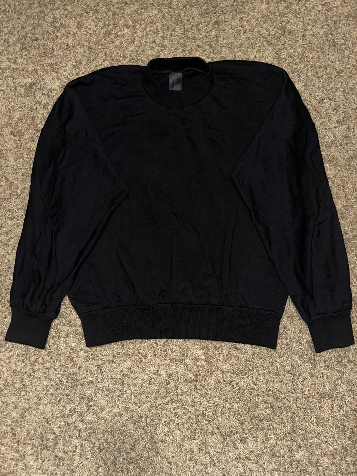 Women's Nike ESC Crew Neck Black Sweater Sweatshirt Italy