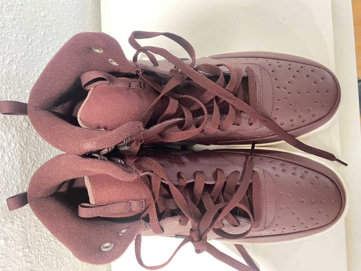 Nike Nike Court Vision Winter Burgundy Mid Top Sz 9 Dr7882-600 Size US 9.5 / EU 42-43 - 3 Thumbnail