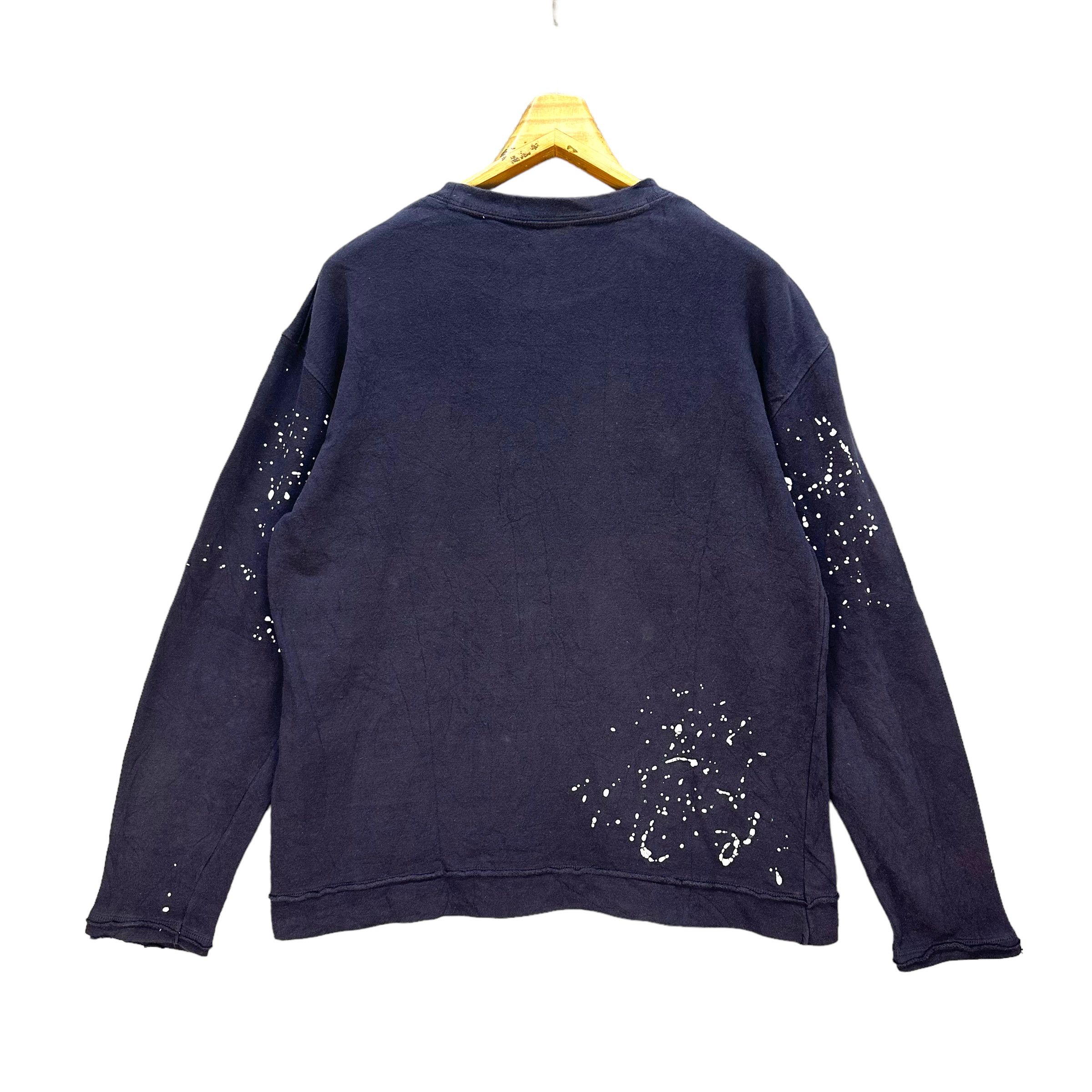 Japanese Brand TRASHED🔥 RIMASTER PAINT SPLATTER SWEATER #8305-002 Size US L / EU 52-54 / 3 - 8 Thumbnail
