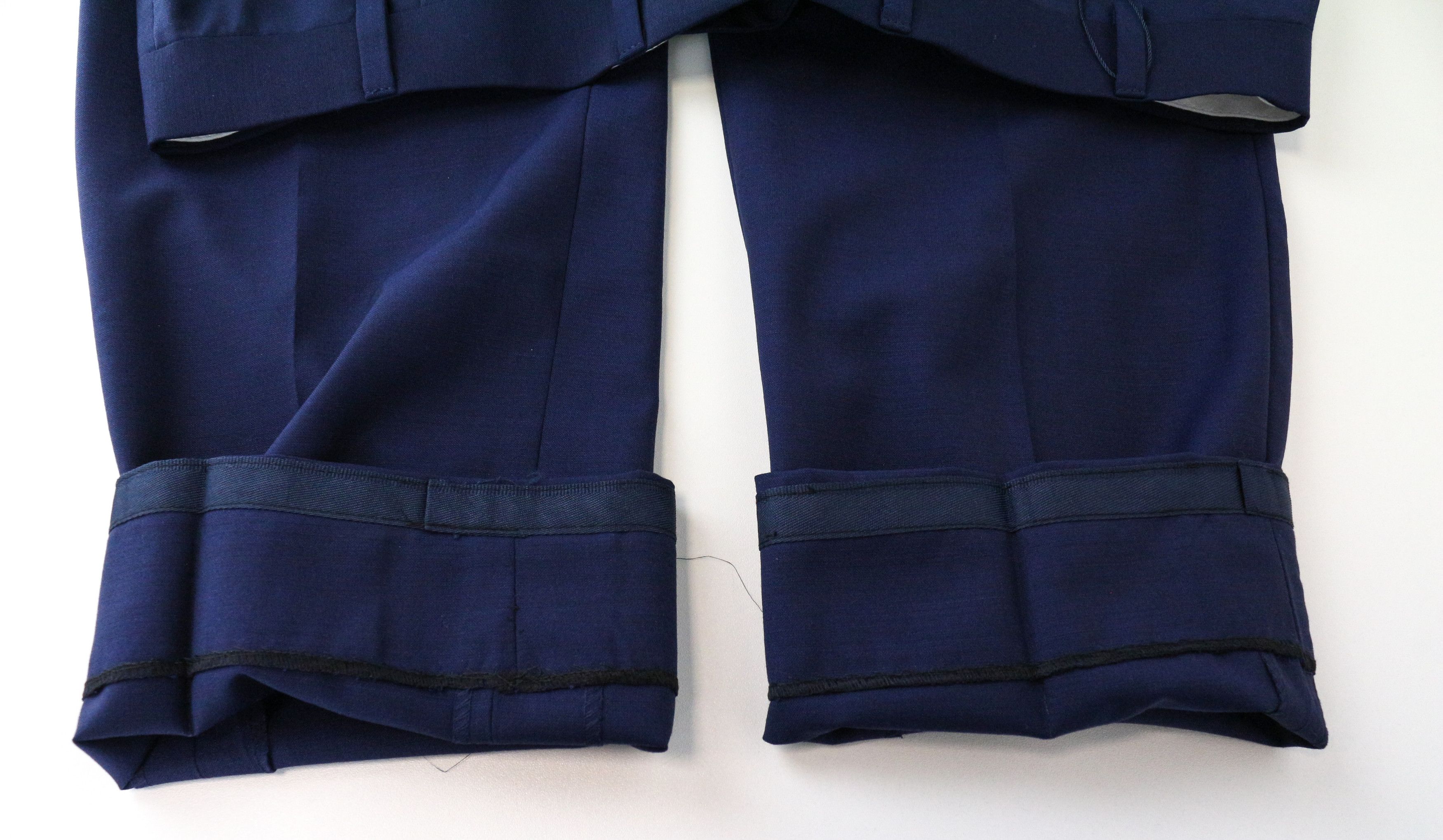 Suitsupply SIENNA UK38S Wool Mohair Melange Pleated Trousers 62470 Size 38S - 9 Thumbnail