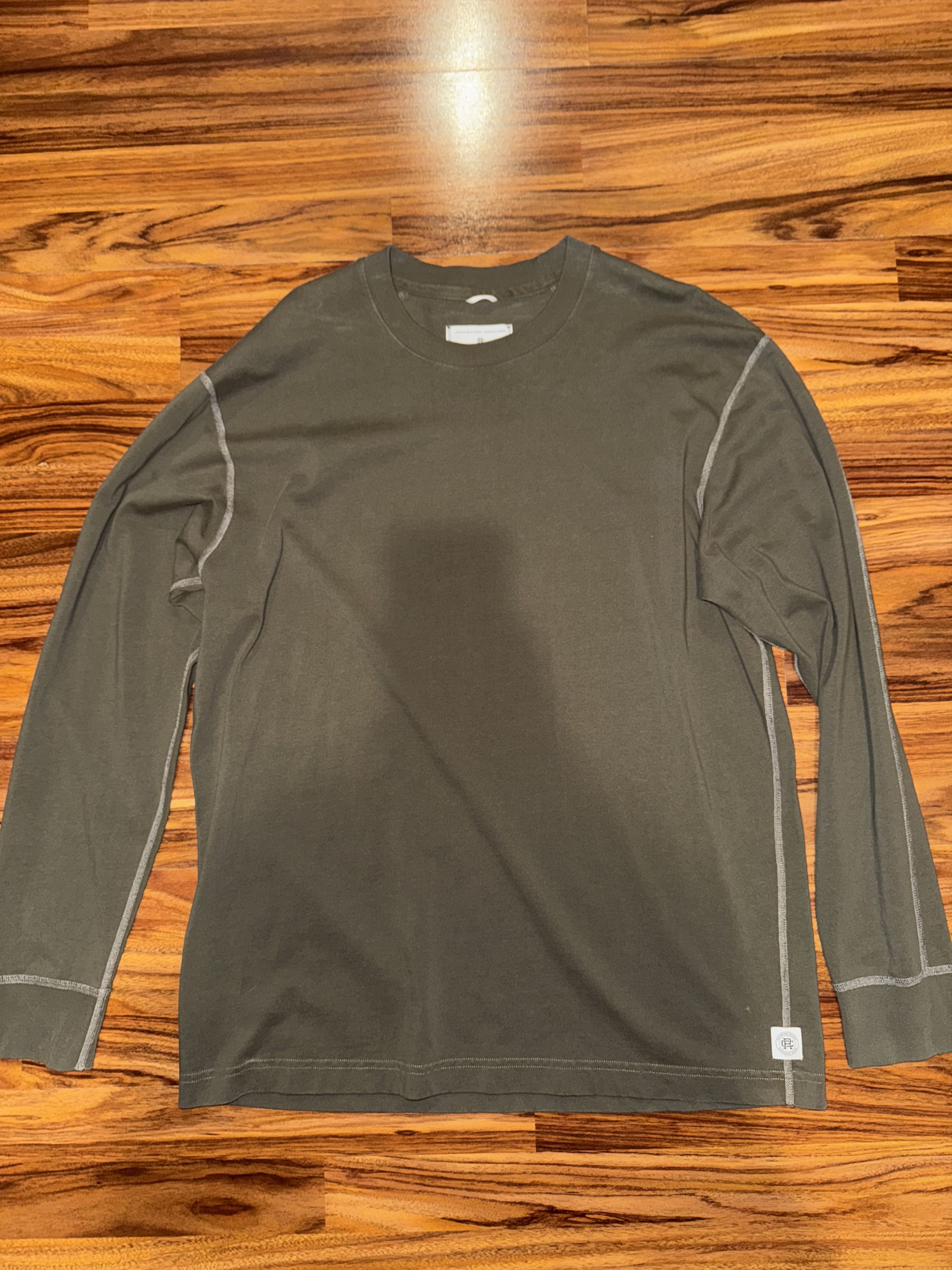 Reigning Champ Reining Champ Green Longsleeve Size US XL / EU 56 / 4 - 1 Thumbnail