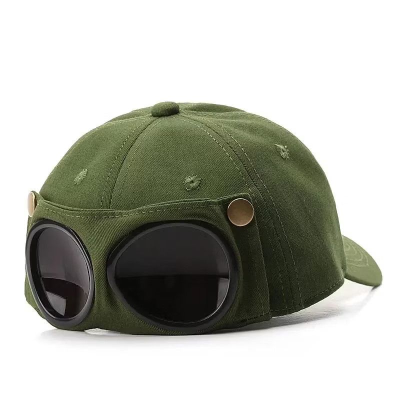 Japanese Brand Casual green goggles cap Size ONE SIZE - 1 Thumbnail