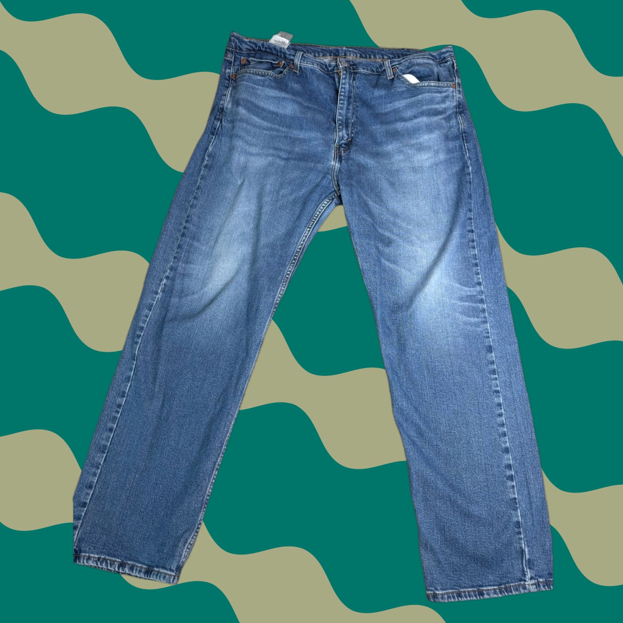 Levi's Levi's 501 Jeans Mens Straight Denim Blue W42 L32 Classic Fit Jeans Size US 42 / EU 58 - 1 Thumbnail