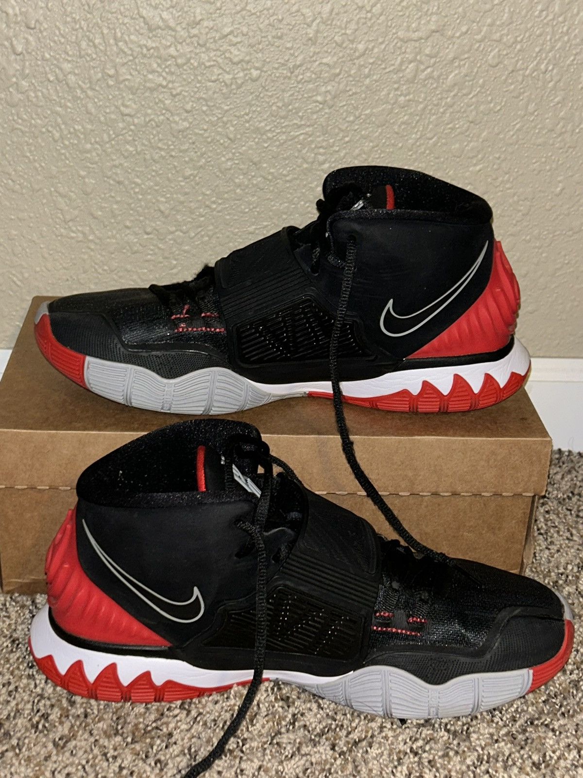 Nike Nike Kyrie 6 Bred Size US 10.5 / EU 43-44 - 2 Thumbnail