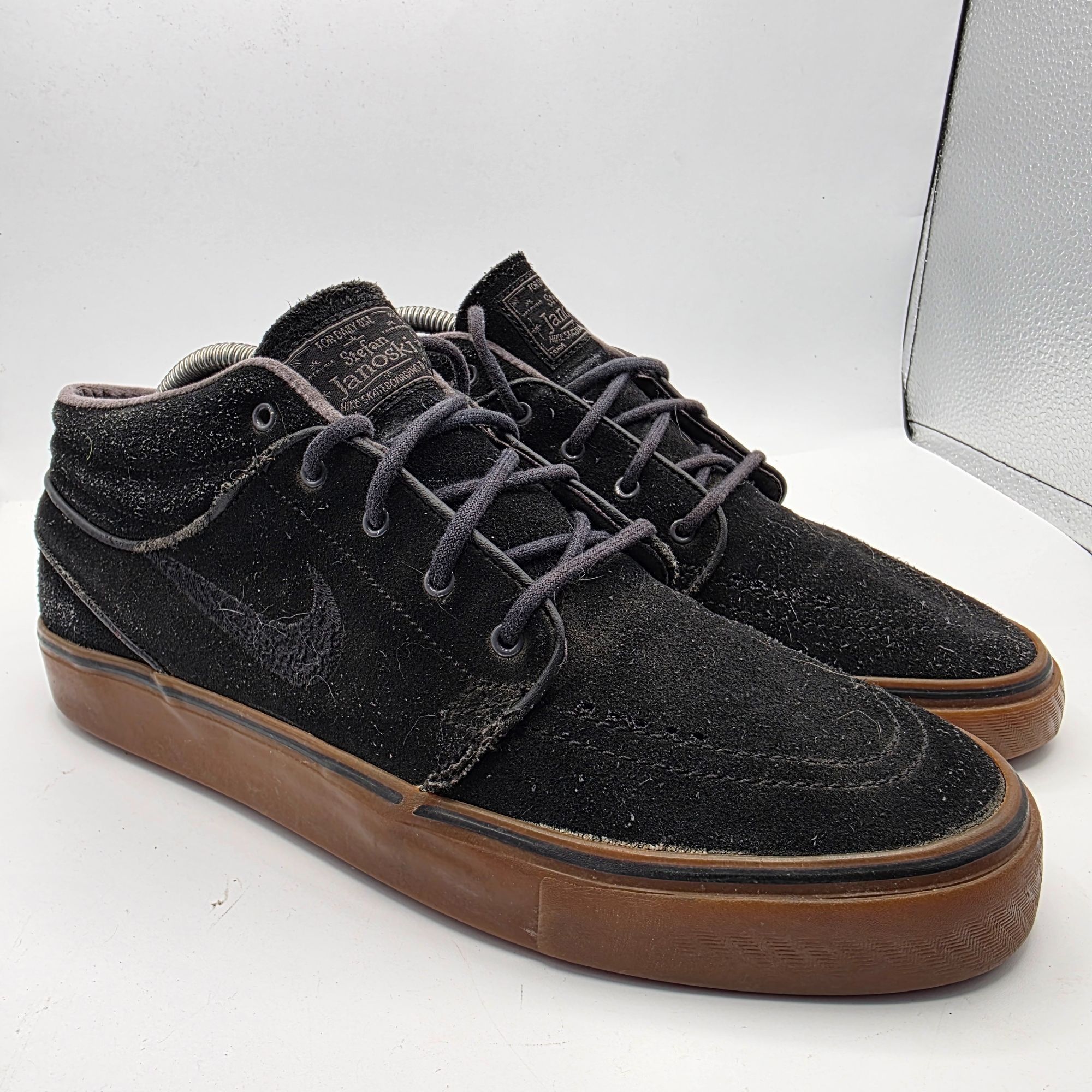 Nike SB Zoom Stefan Janoski Mid Mens Size 9 Black Brown Snea