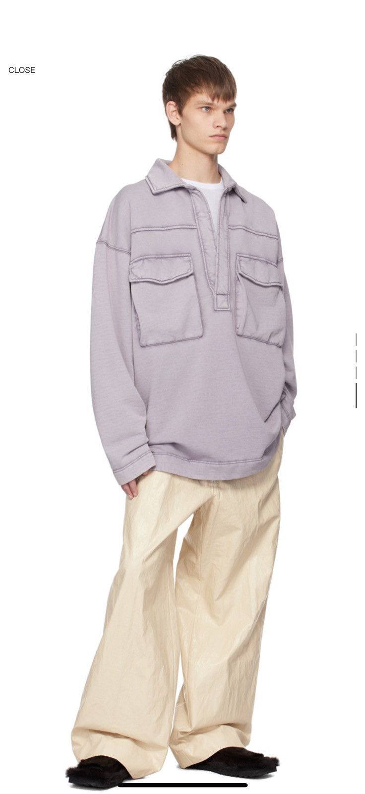 Dries Van Noten Oversized Polo Sweater/Sweatshirt Size US S / EU 44-46 / 1 - 4 Thumbnail