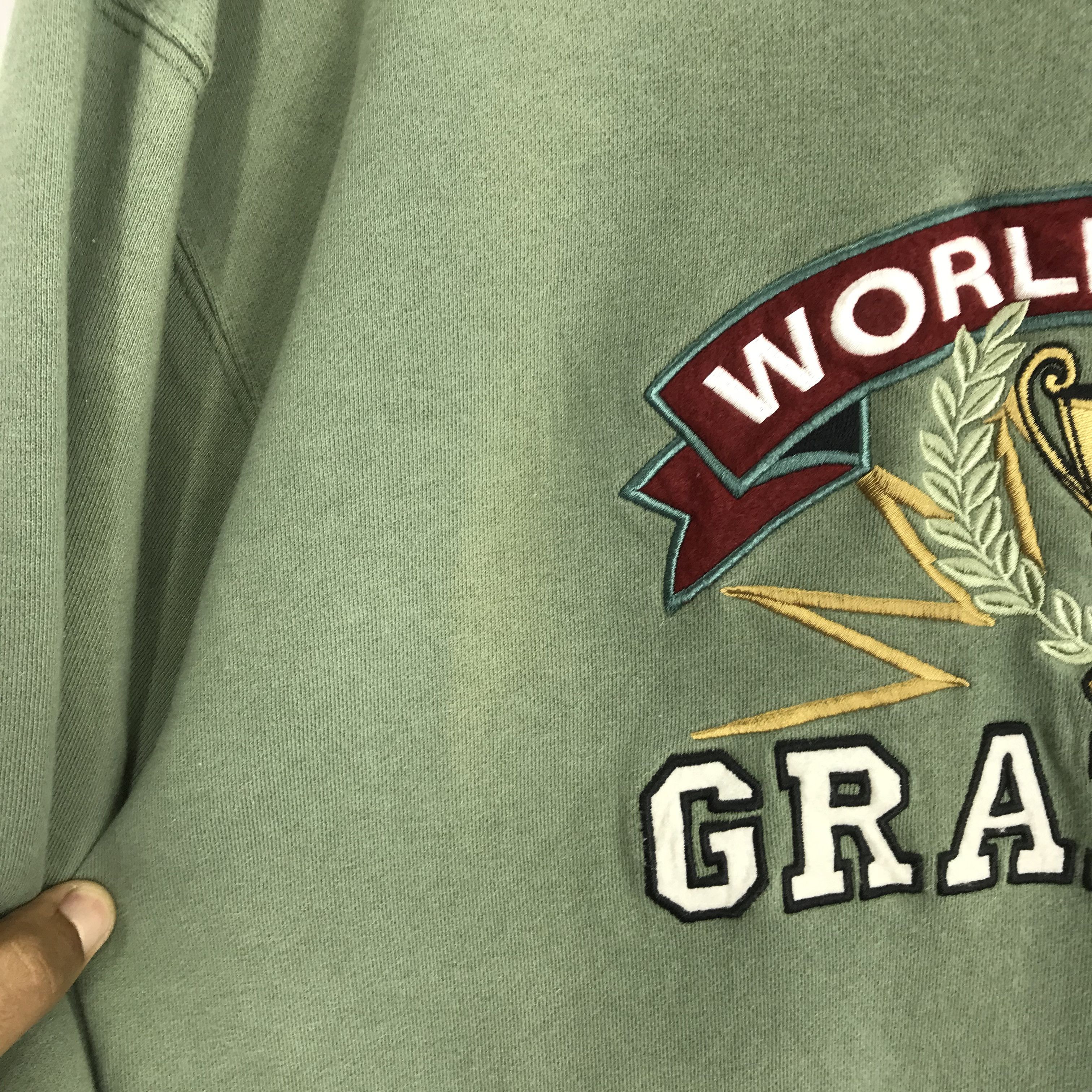 Vintage Vintage 90s Embroidered Grandpa Green - 302 Size US L / EU 52-54 / 3 - 6 Thumbnail