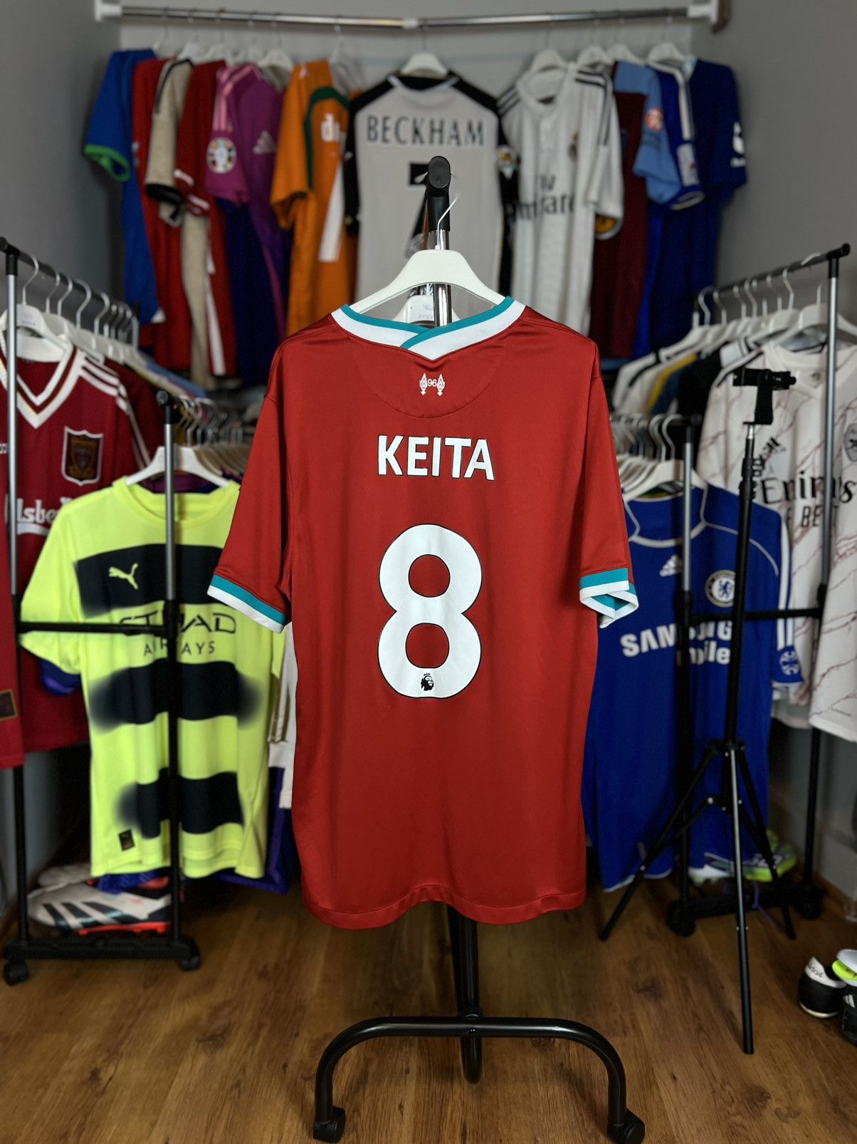 Nike Soccer Jersey Nike Liverpool 2020/21 Naby Keita #8 Size US XL / EU 56 / 4 - 1 Thumbnail