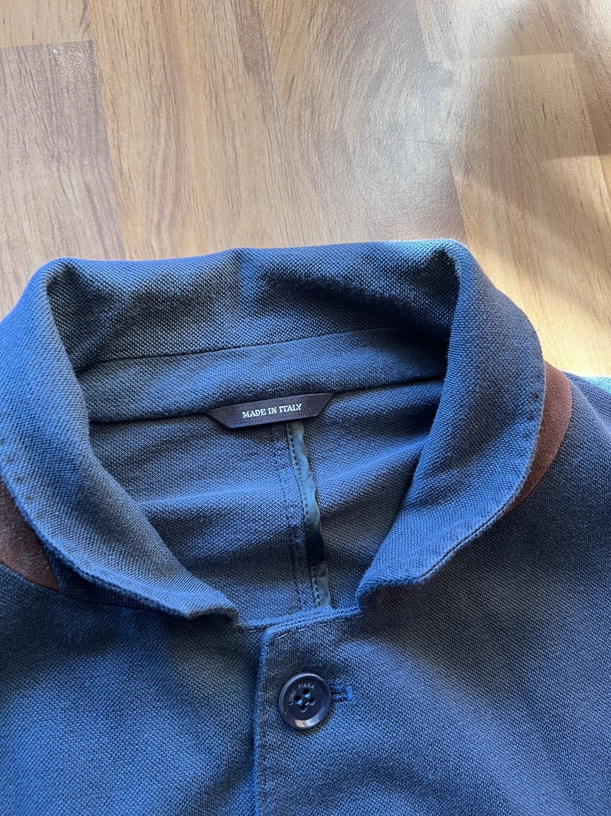 Loro Piana Giacca Sweater Loro Piana Blue Navy size XXL Size 54R - 2 Thumbnail