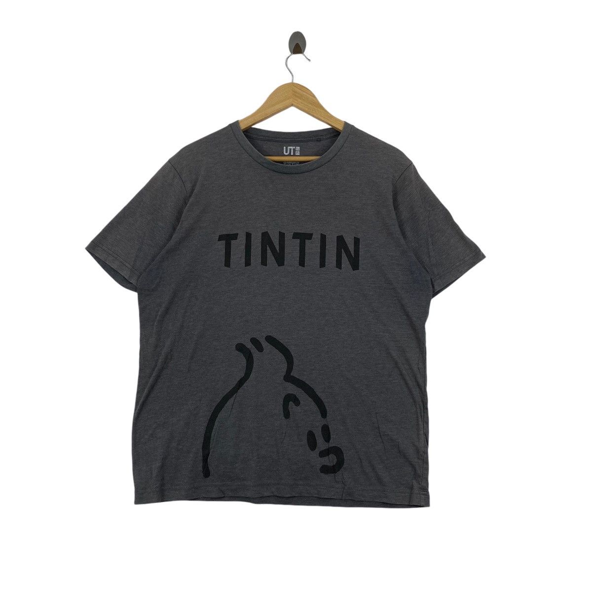 Uniqlo UNIQLO x ADVENTURE TINTIN Cartoon Detective Tee Shirt Film Size US XL / EU 56 / 4 - 1 Thumbnail