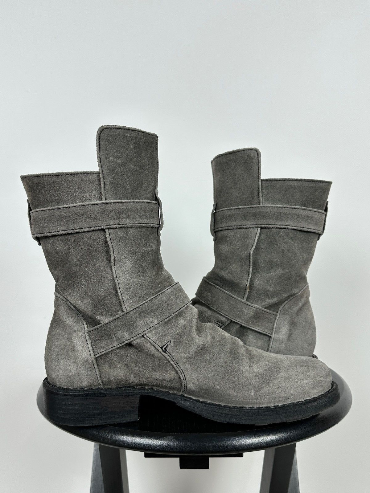 Fiorentini + Baker Fiorentini + Baker Eternity 2 Buckle Moto Ankle Suede Boots Size US 7 / IT 37 - 8 Thumbnail