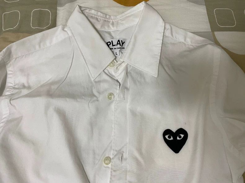 Comme des Garcons Comme Des Garcons Black Heart Blouse Size L / US 10 / IT 46 - 1 Thumbnail