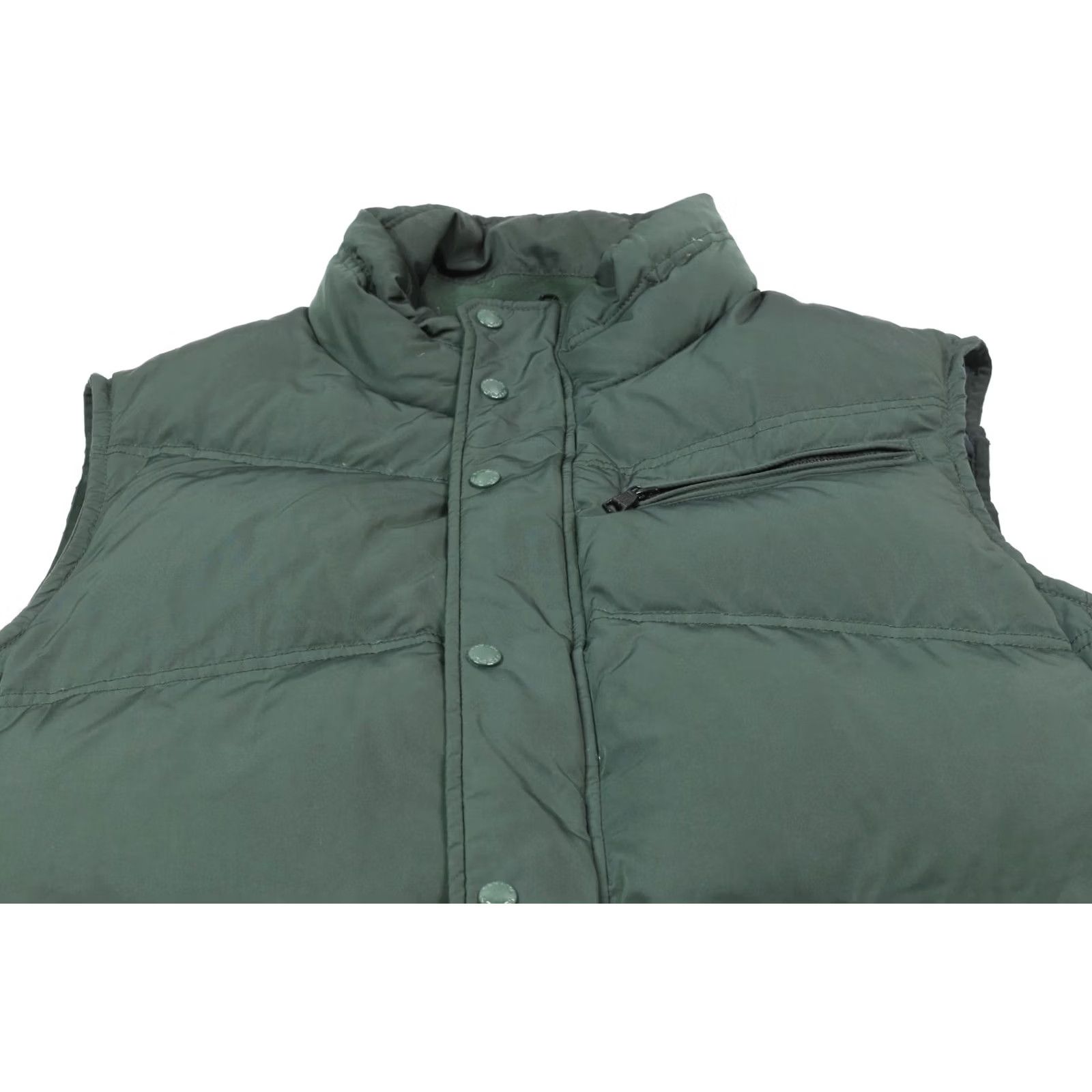 Banana Republic VINTAGE Banana Republic Down Puffer Vest Mens XL Green Full-Zip Sleeveless Insulated Size US XL / EU 56 / 4 - 3 Thumbnail