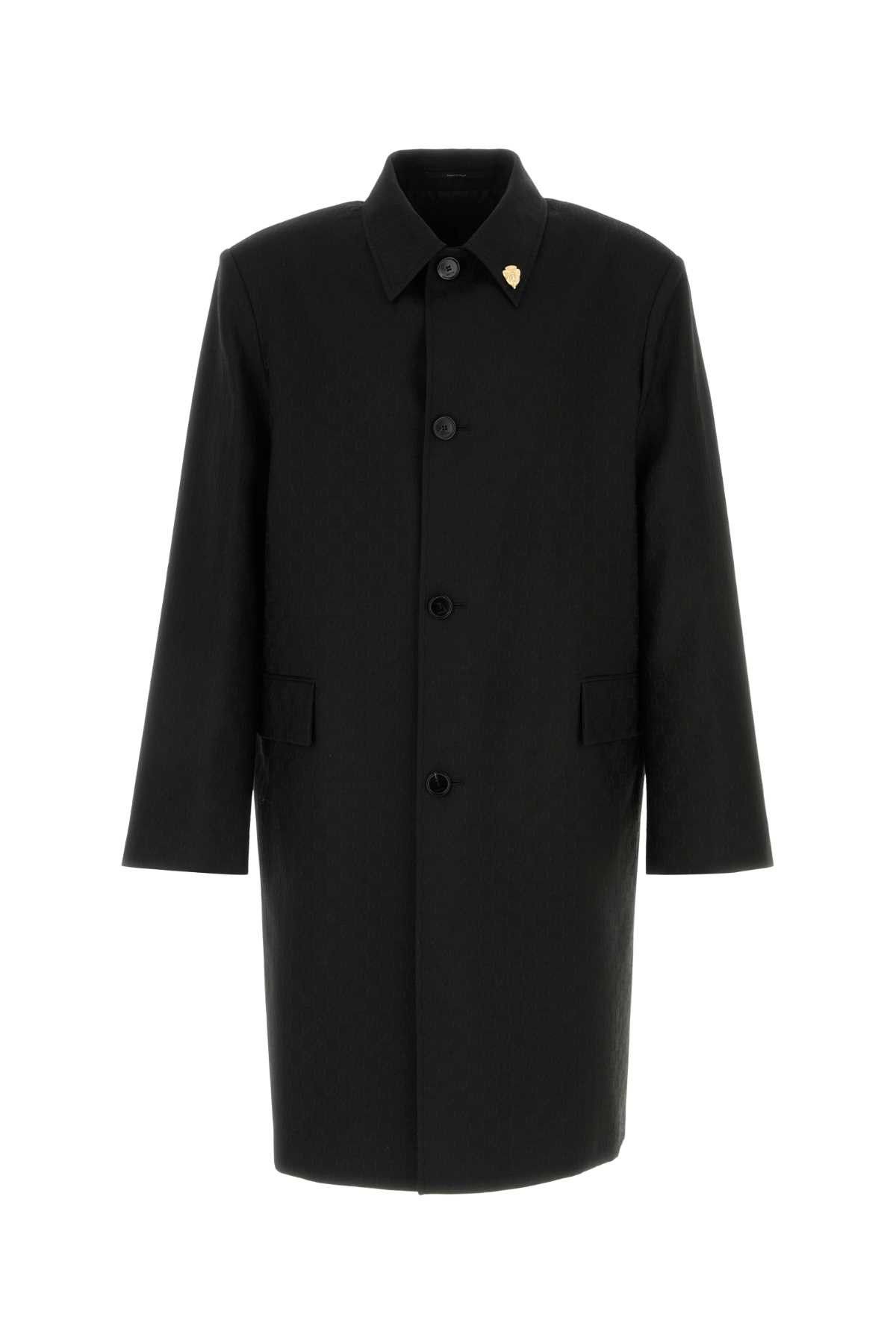 Gucci Black Polyester Blend Coat Size US L / EU 52-54 / 3 - 1 Thumbnail