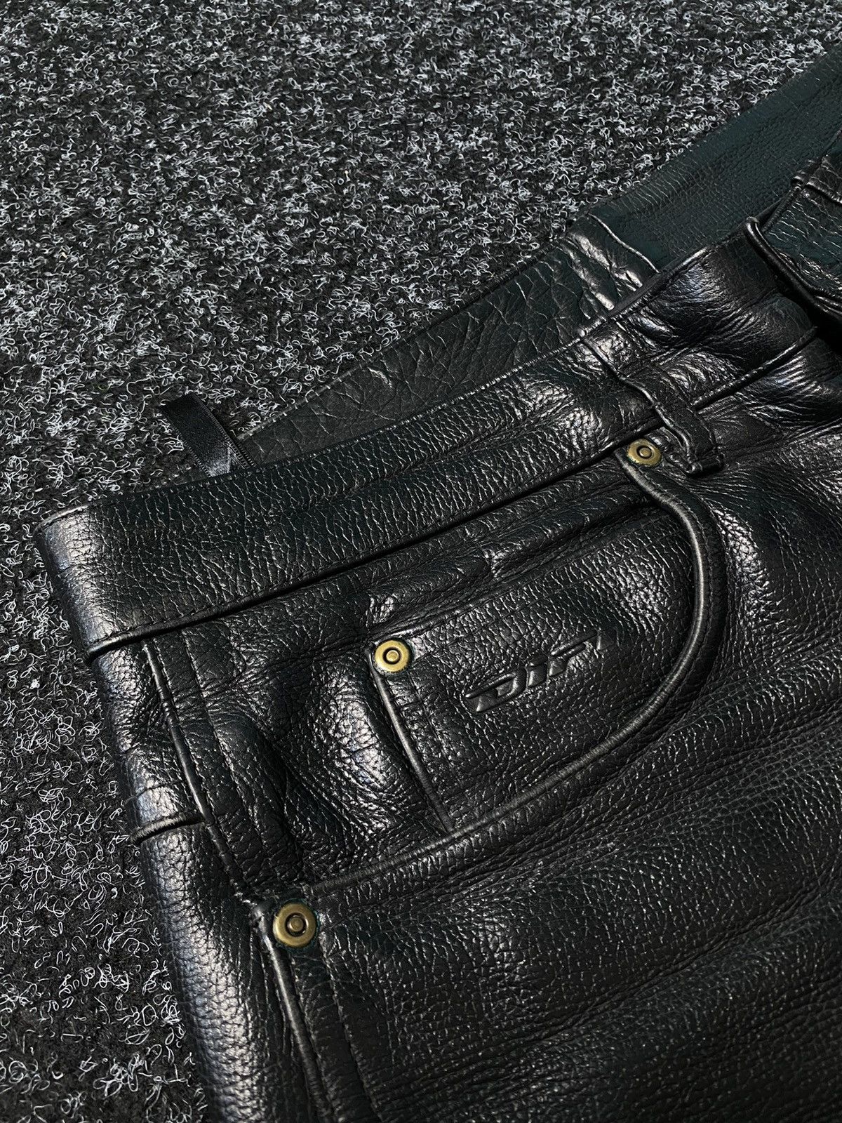Leather Difi Leather Moto Biker Racing Pants Opium y2k Size US 33 - 7 Thumbnail