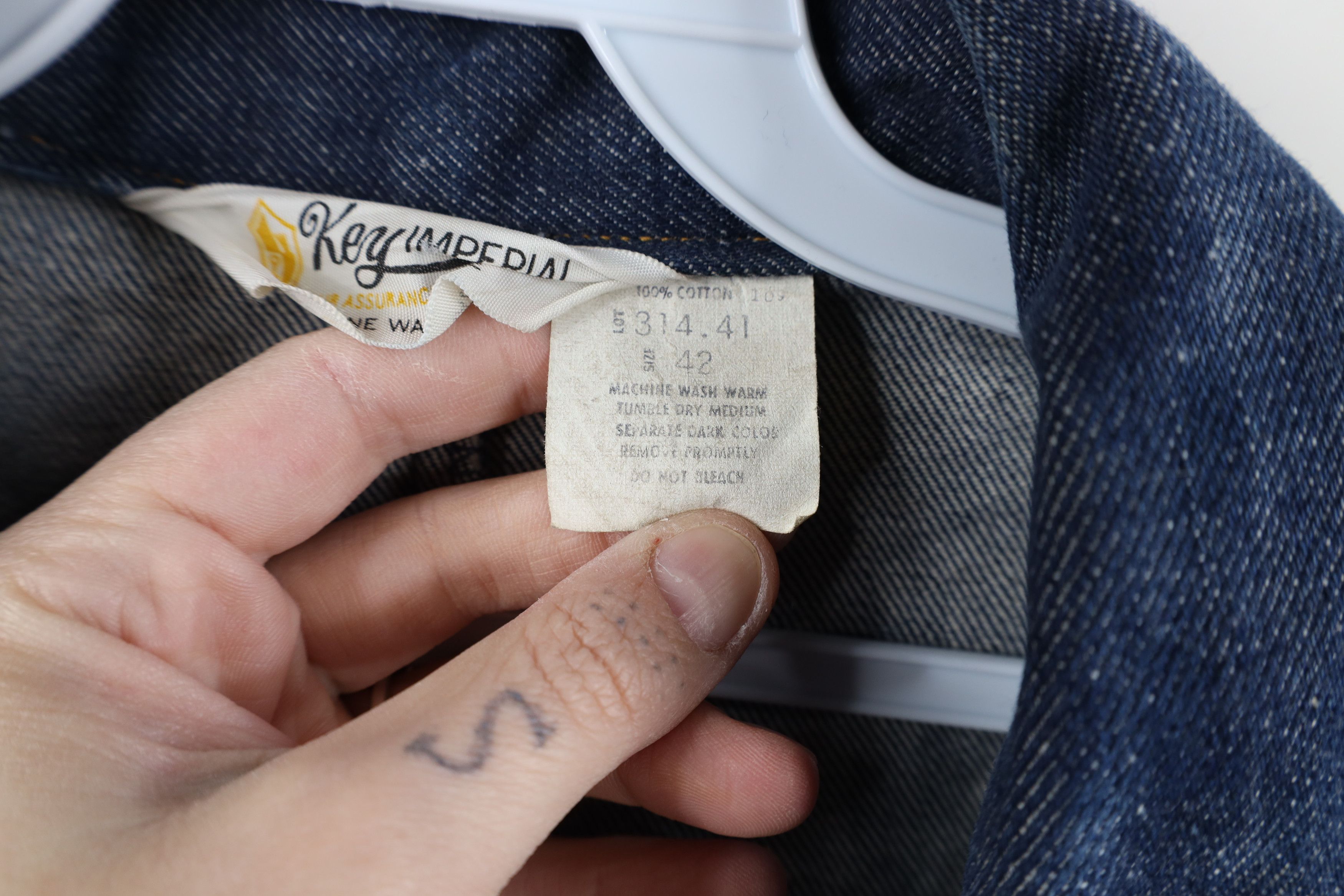 Vintage Vintage 60s Streetwear Buckle Denim Jean Trucker Jacket USA Size US XL / EU 56 / 4 - 9 Thumbnail