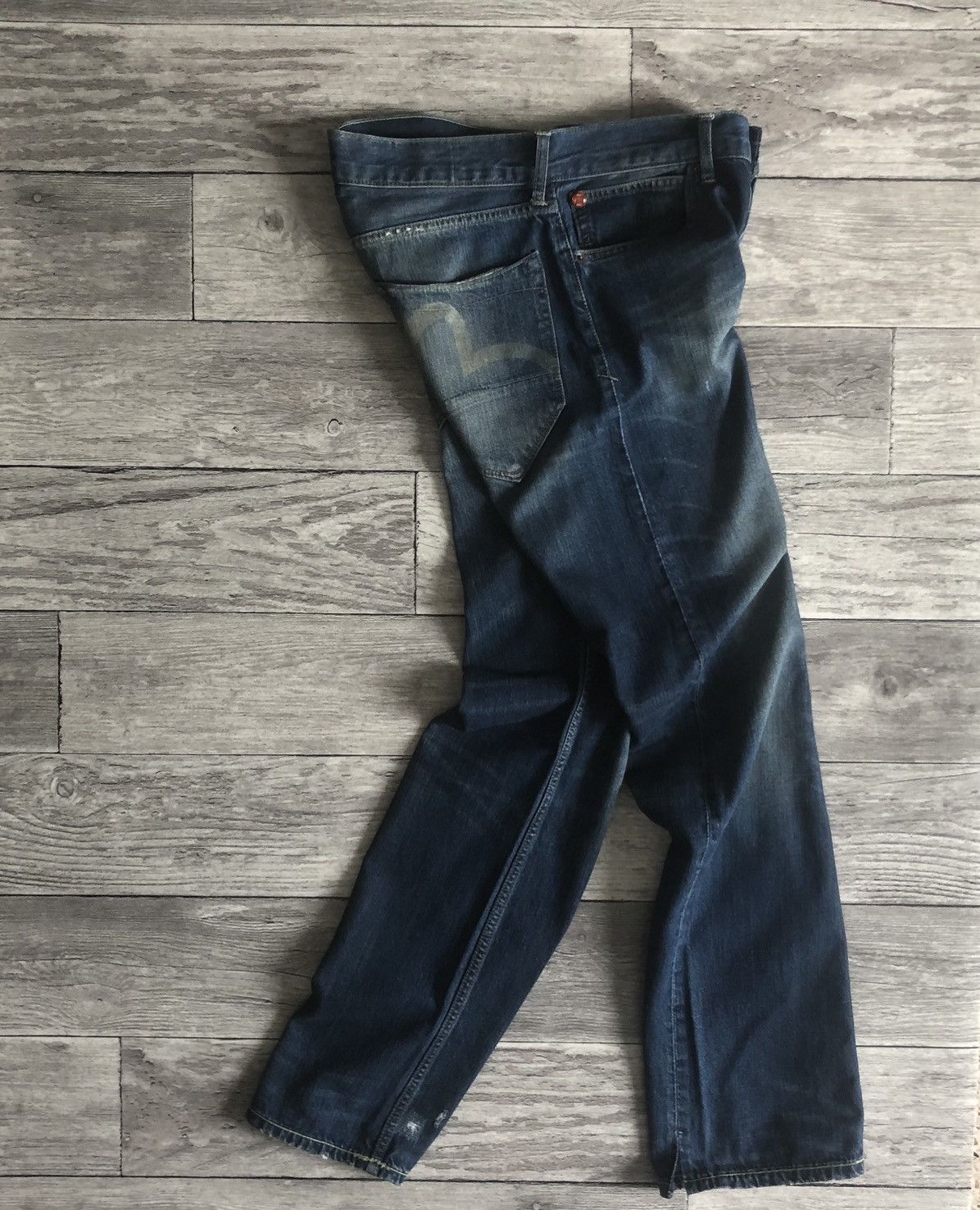 Sick Evisu x Puma denim blue jeans mint seagull