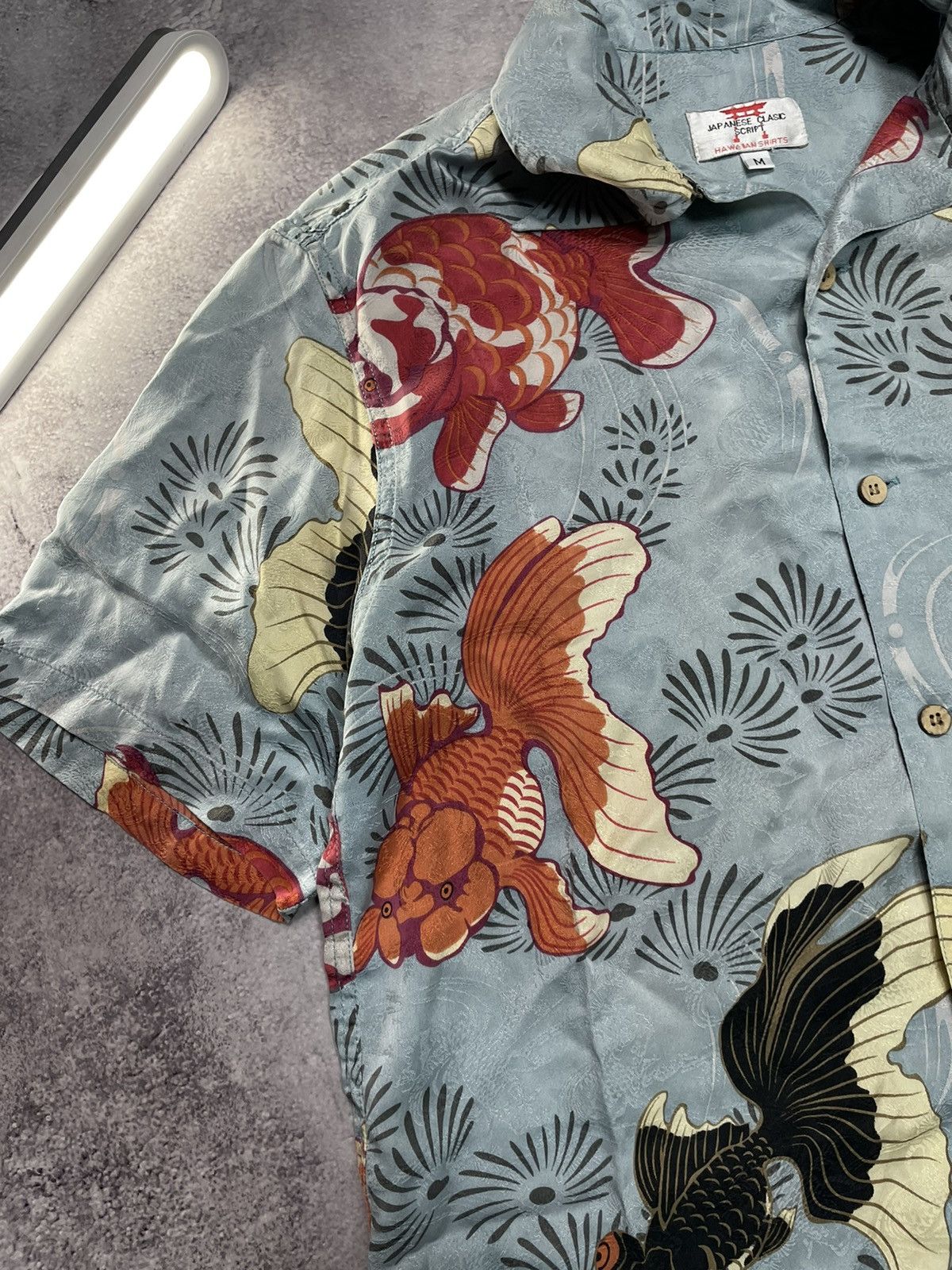 Japanese Brand Vtg Archive Japanese Script Rayon S/S Shirt Aloha Size US M / EU 48-50 / 2 - 3 Thumbnail