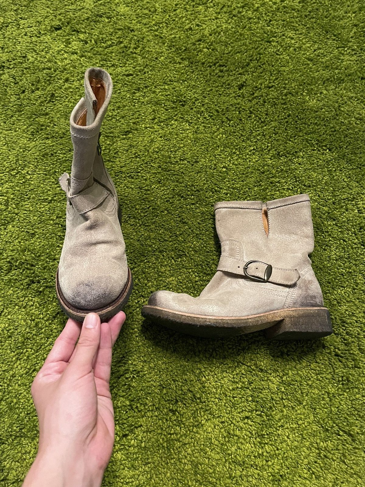 Cowboy Equipment × Sendra × Vintage Sendra western cowboy style real suede leather boots Size US 8 / IT 38 - 1 Thumbnail
