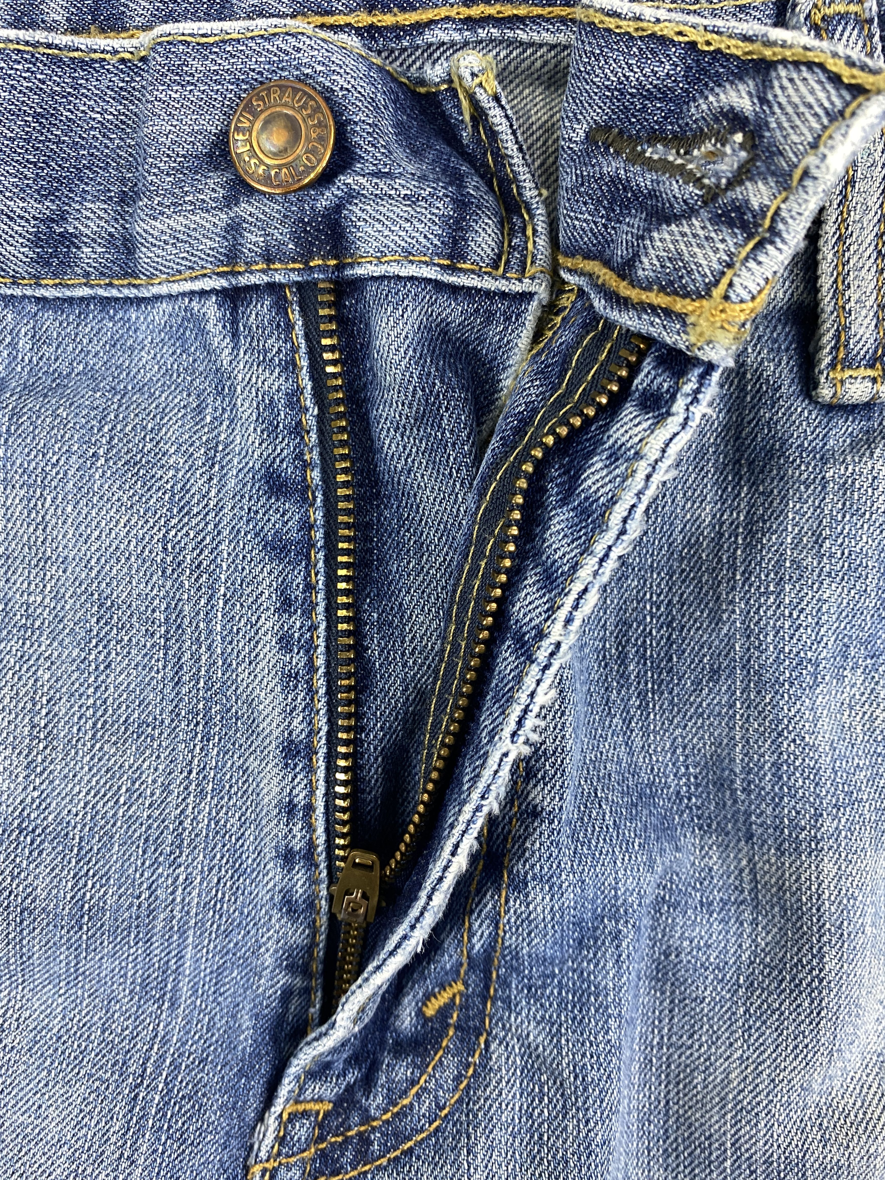 Levi's Blue Wash Vintage Levi's 569 Jeans 36x30 Denim JN1735 Size US 36 / EU 52 - 6 Thumbnail