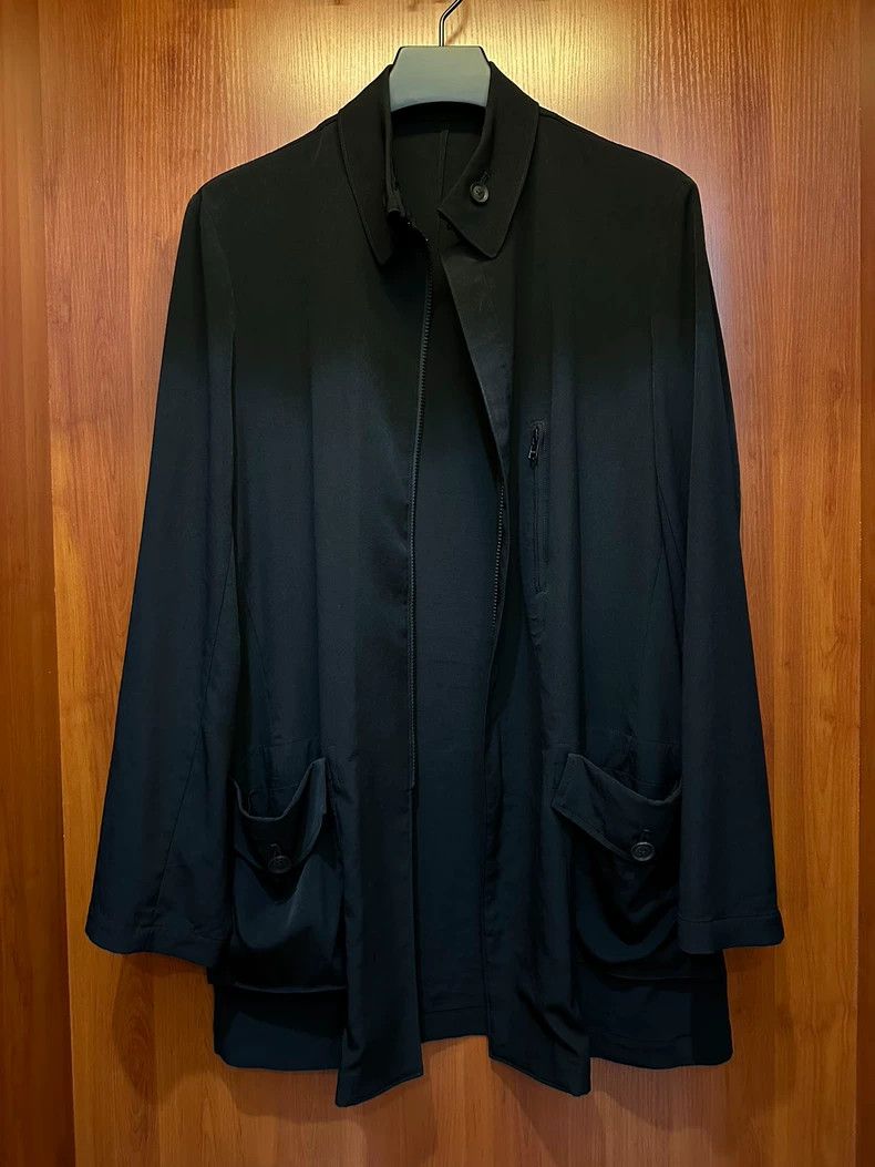 Yohji Yamamoto Yohji Yamamoto 20 SS Zip Triacetate Multi Pocket Jacket Size US L / EU 52-54 / 3 - 1 Thumbnail